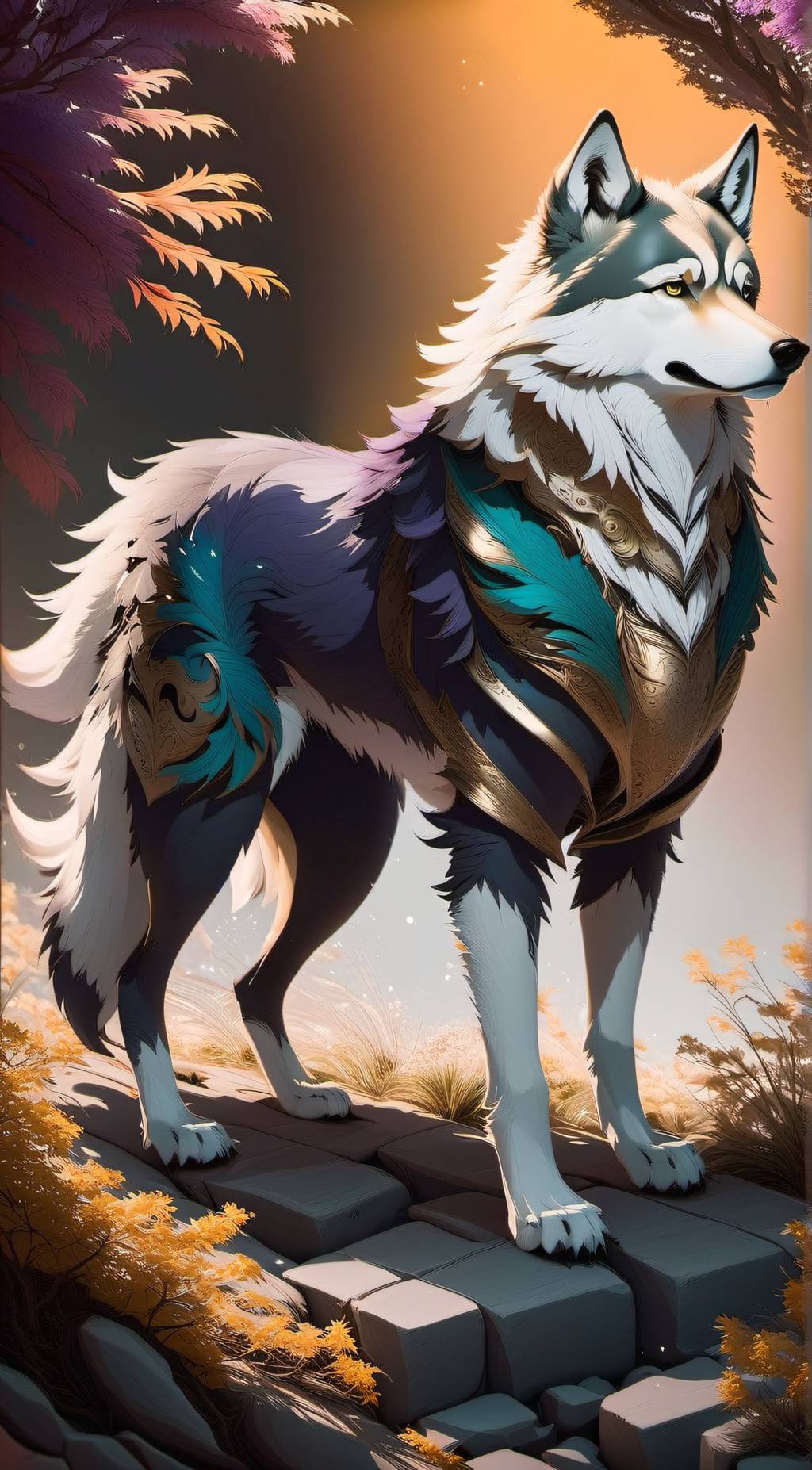 ai character: Lupina  background