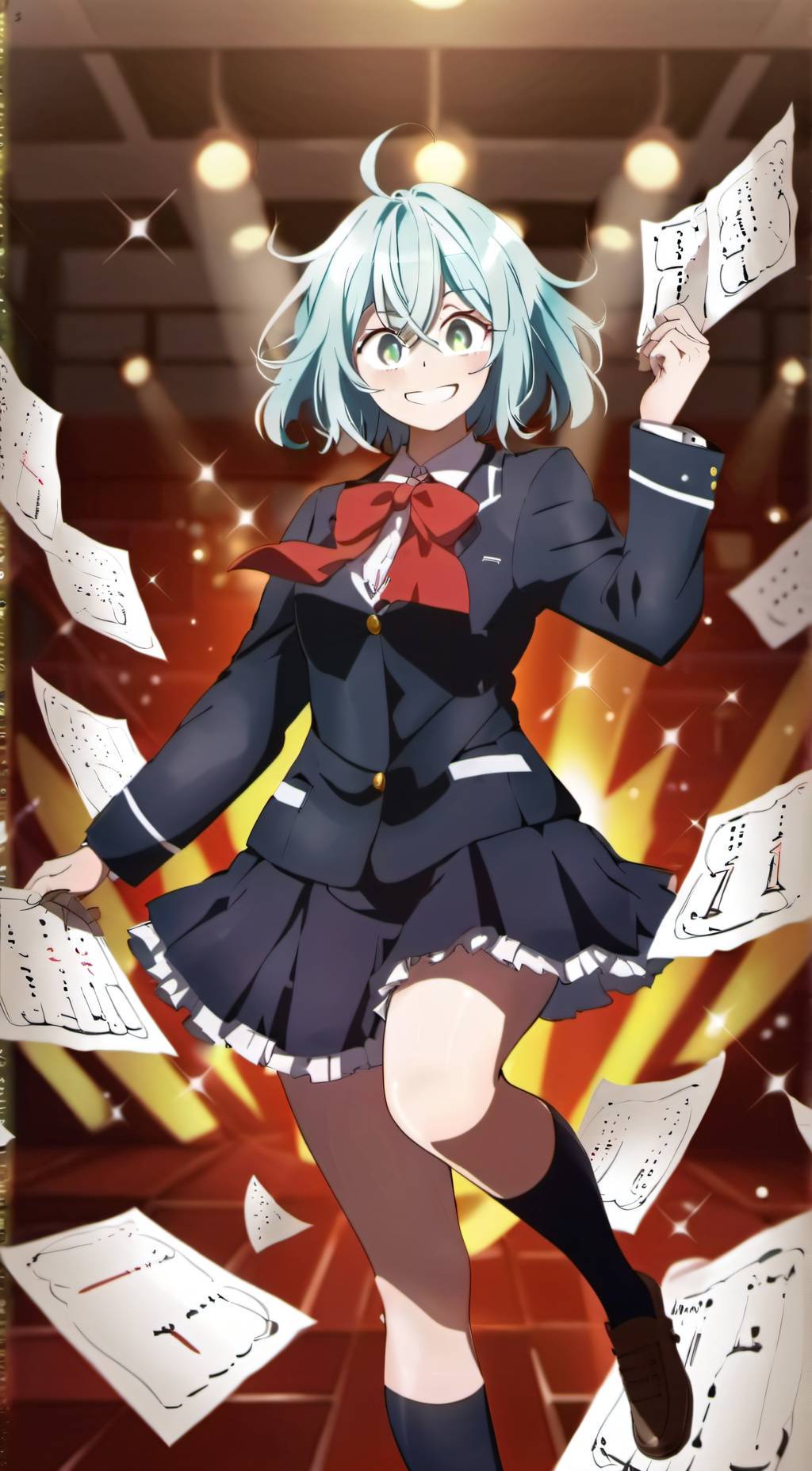 ai character: MHA GIRLS background