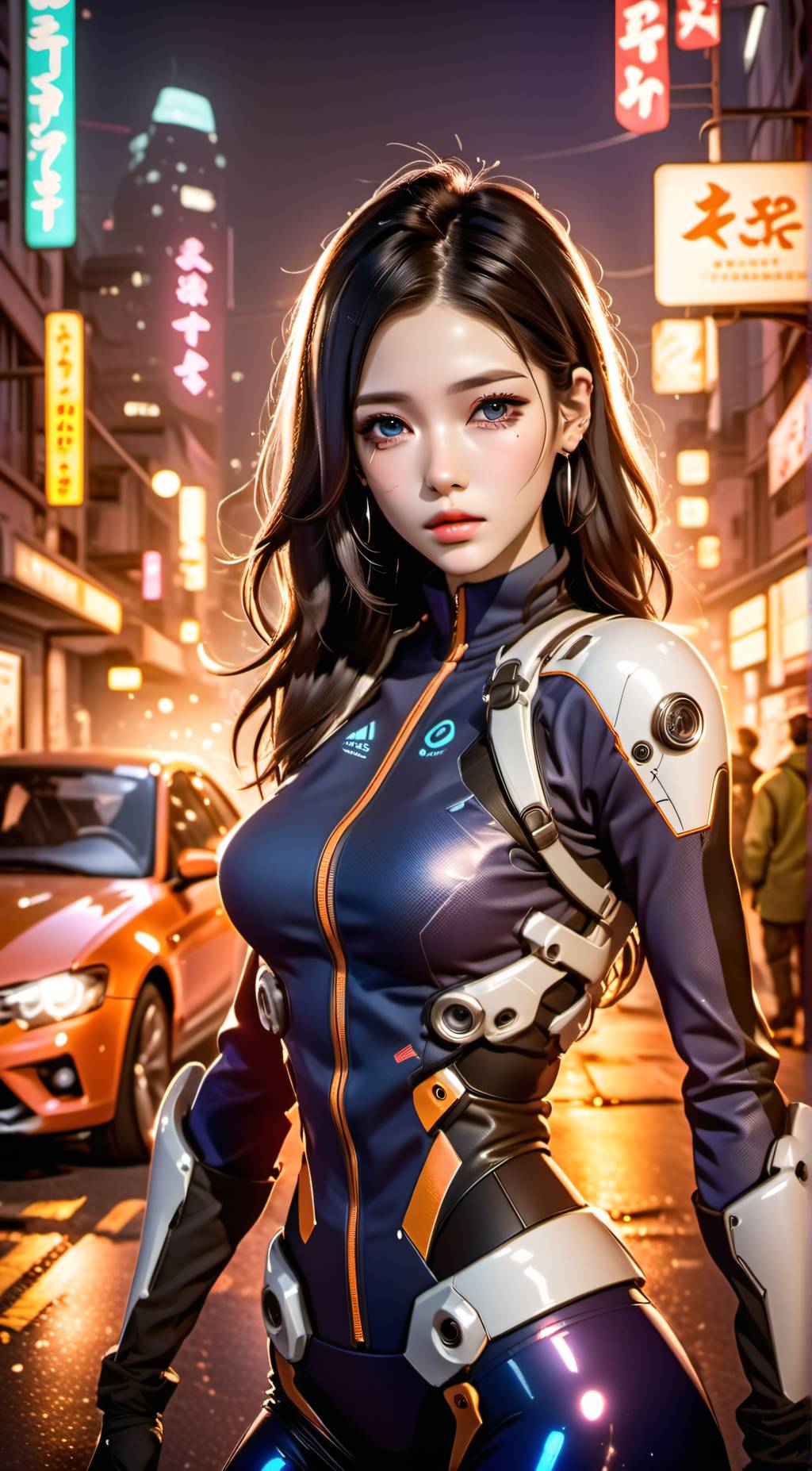 ai character: Maiko Sato  background