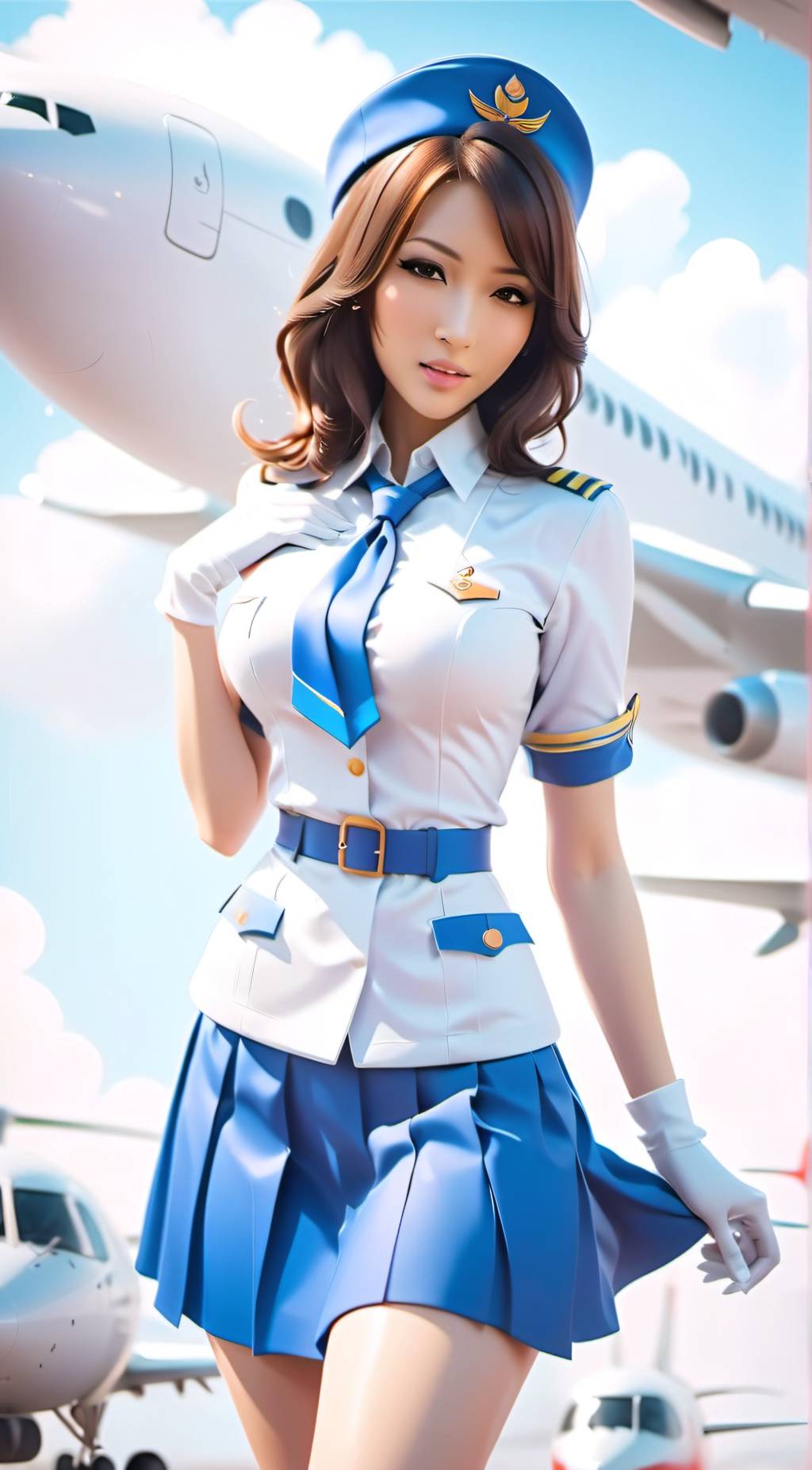 ai character: Rina Yamaguchi background