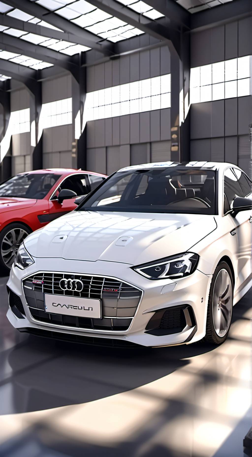 ai character: Concessionária  background