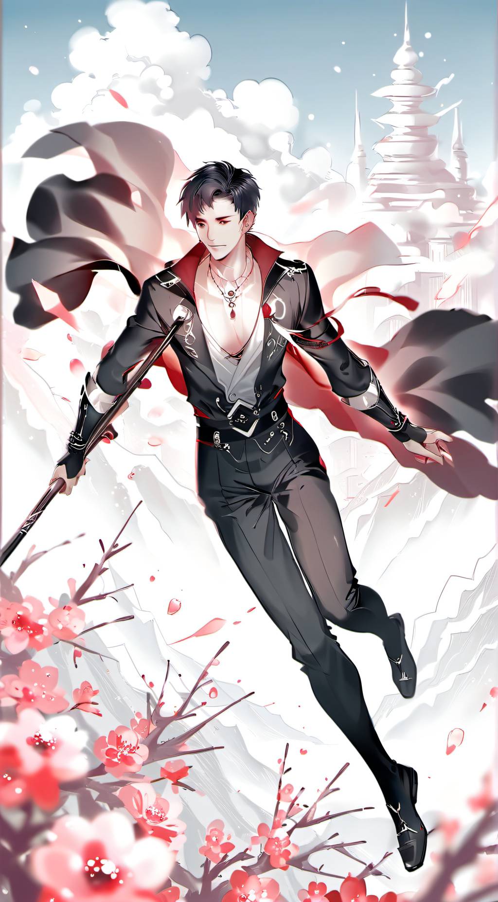 ai character: polish cow human background