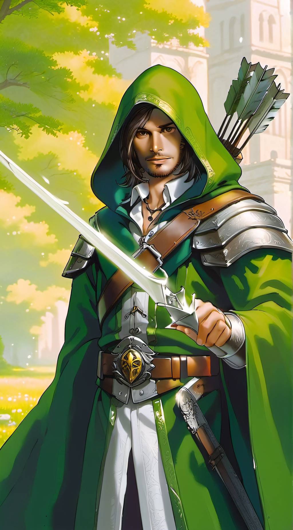 ai character: Silent Wolf (RPG)  background