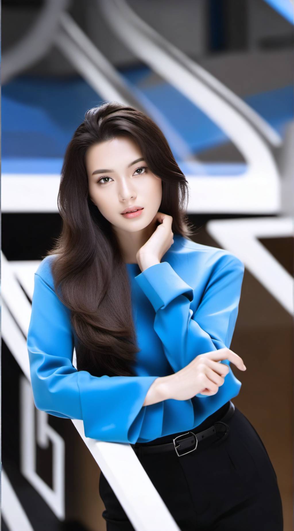 ai character: Hay background