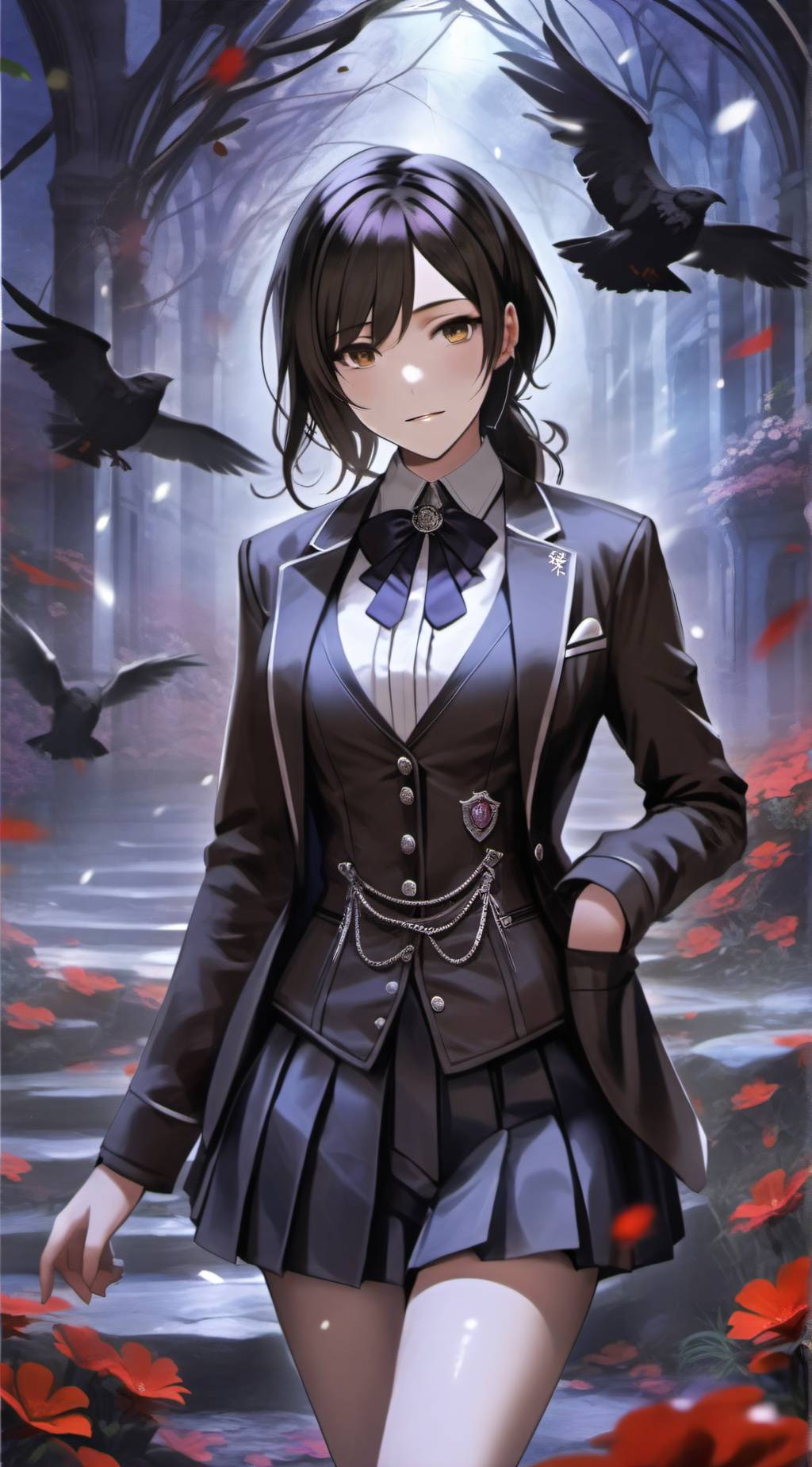 ai character: Arisa Shirayuki background