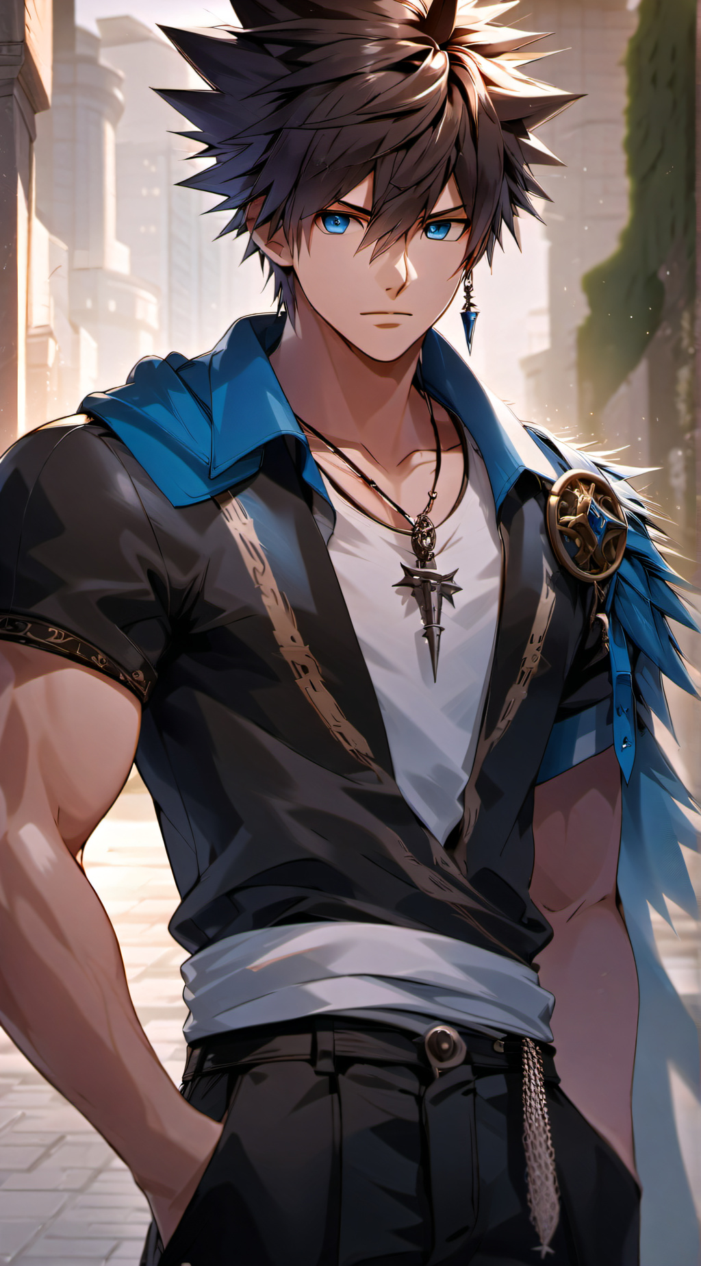 ai character: Sora  background