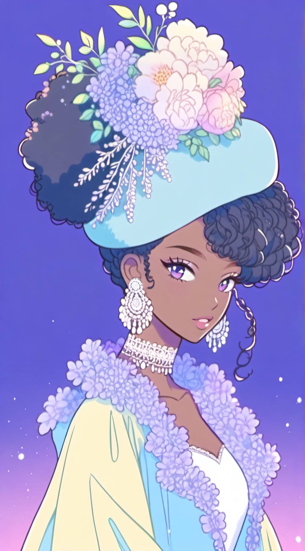 ai character: Freya Solace background