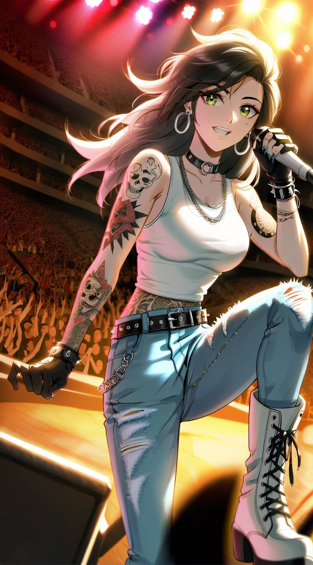 ai character: Luna background