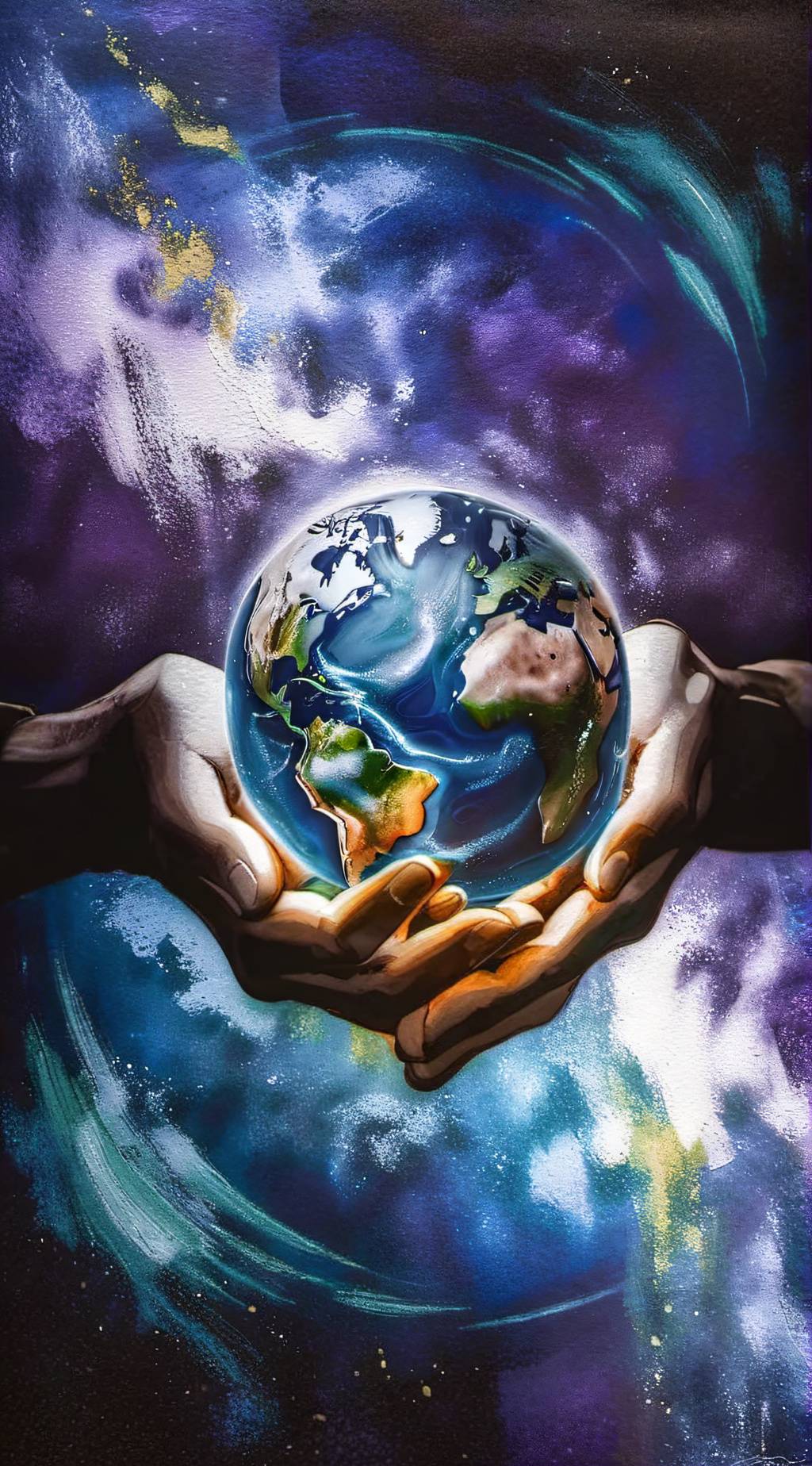 ai character: Become a God background