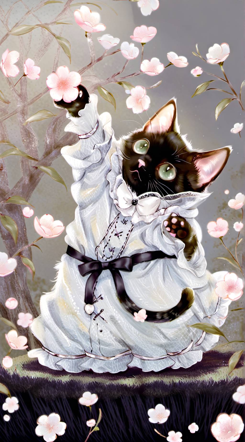 ai character: cat background