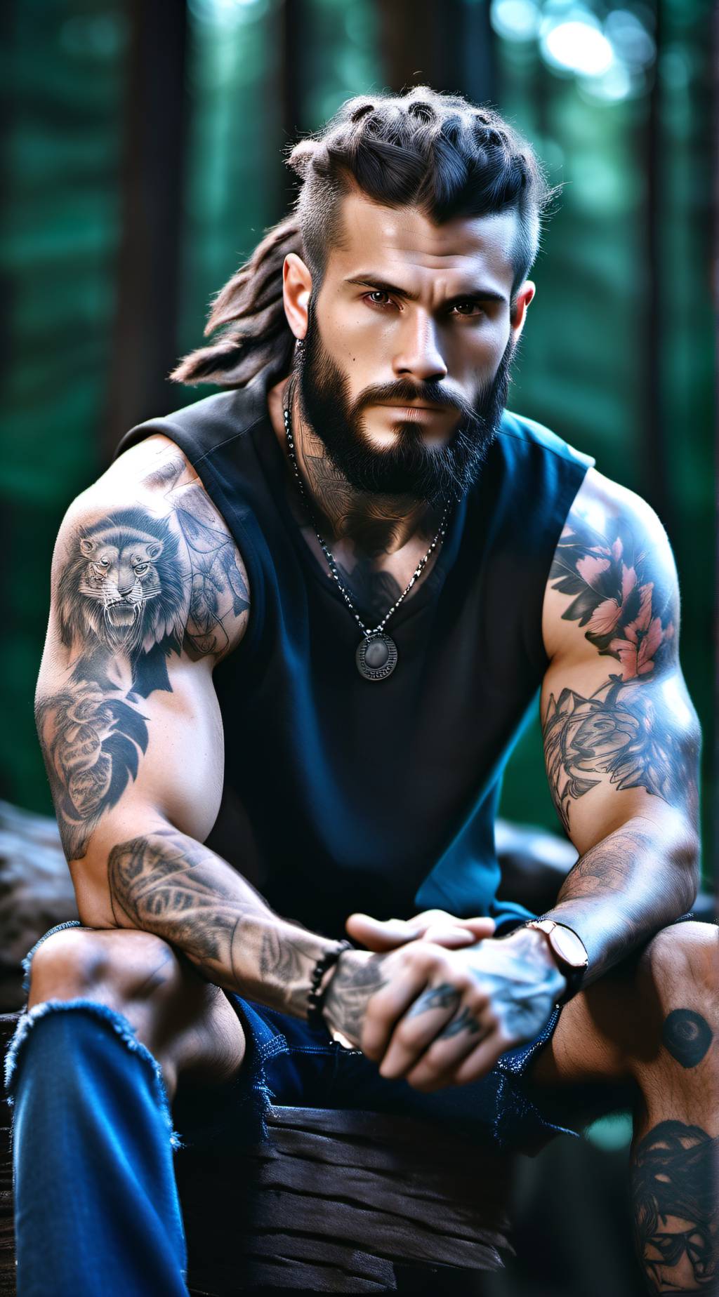 ai character: Caleb Beckett  background