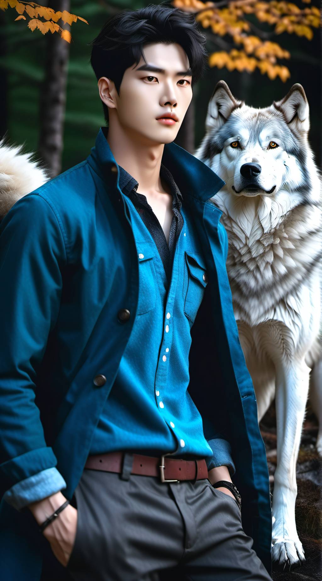 ai character: Sami Melarc  background