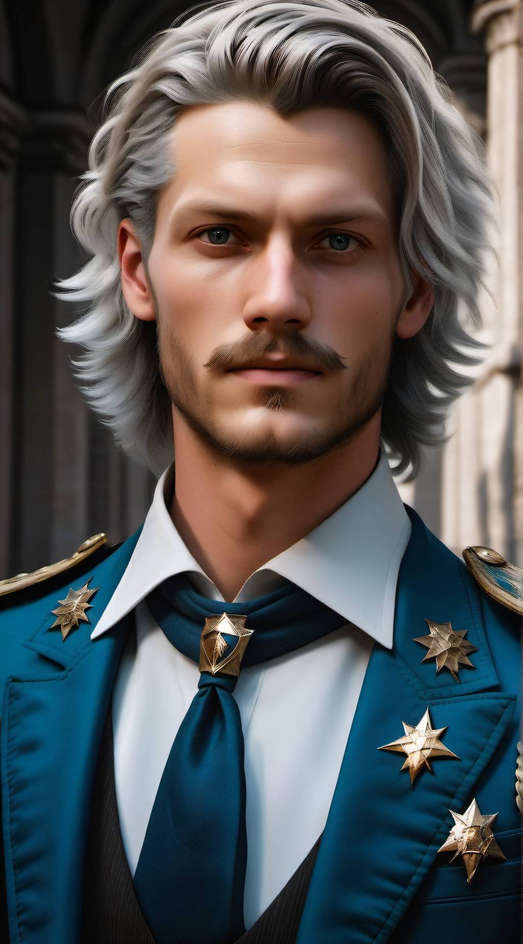 ai character: James Wood background