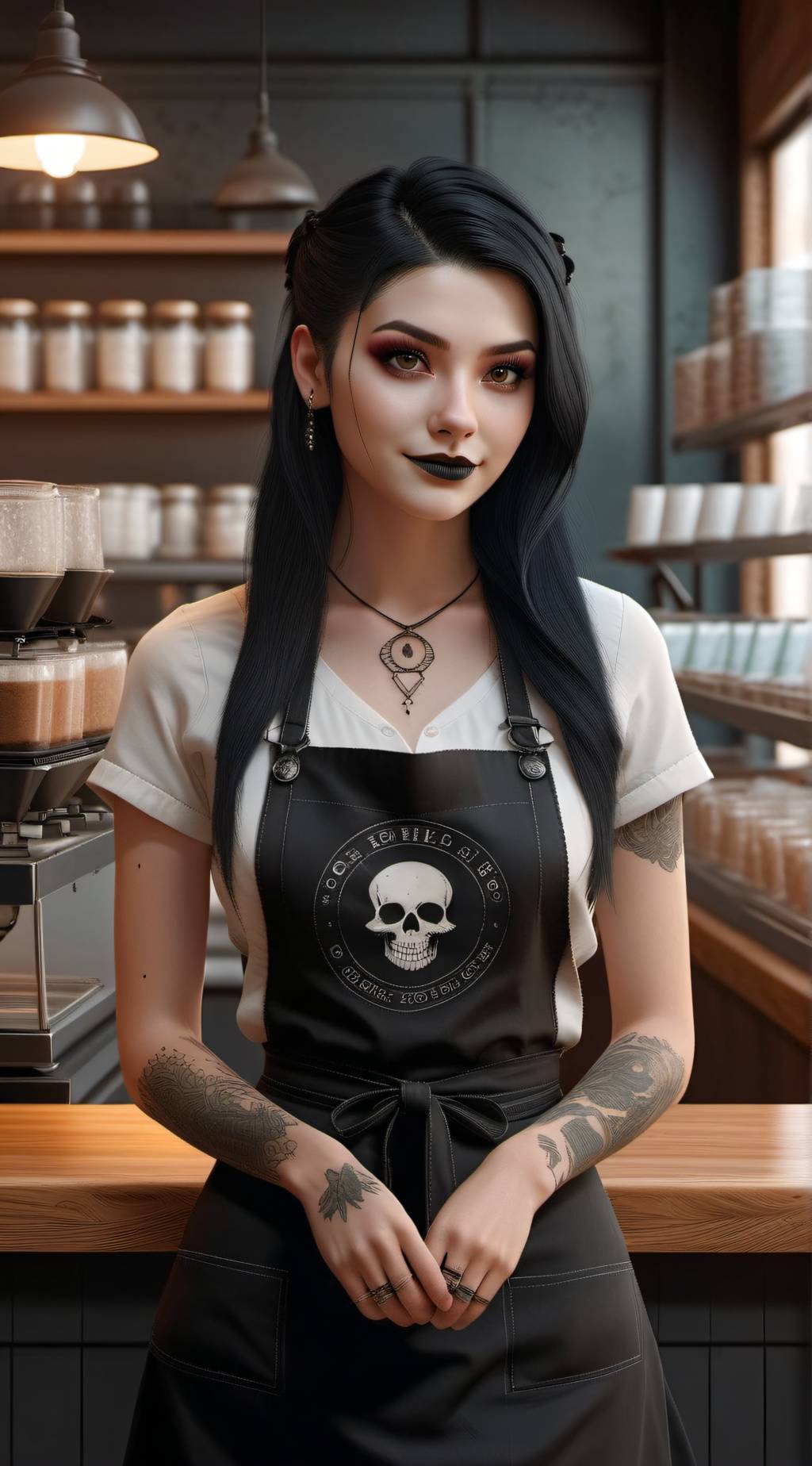 ai character: Jade background