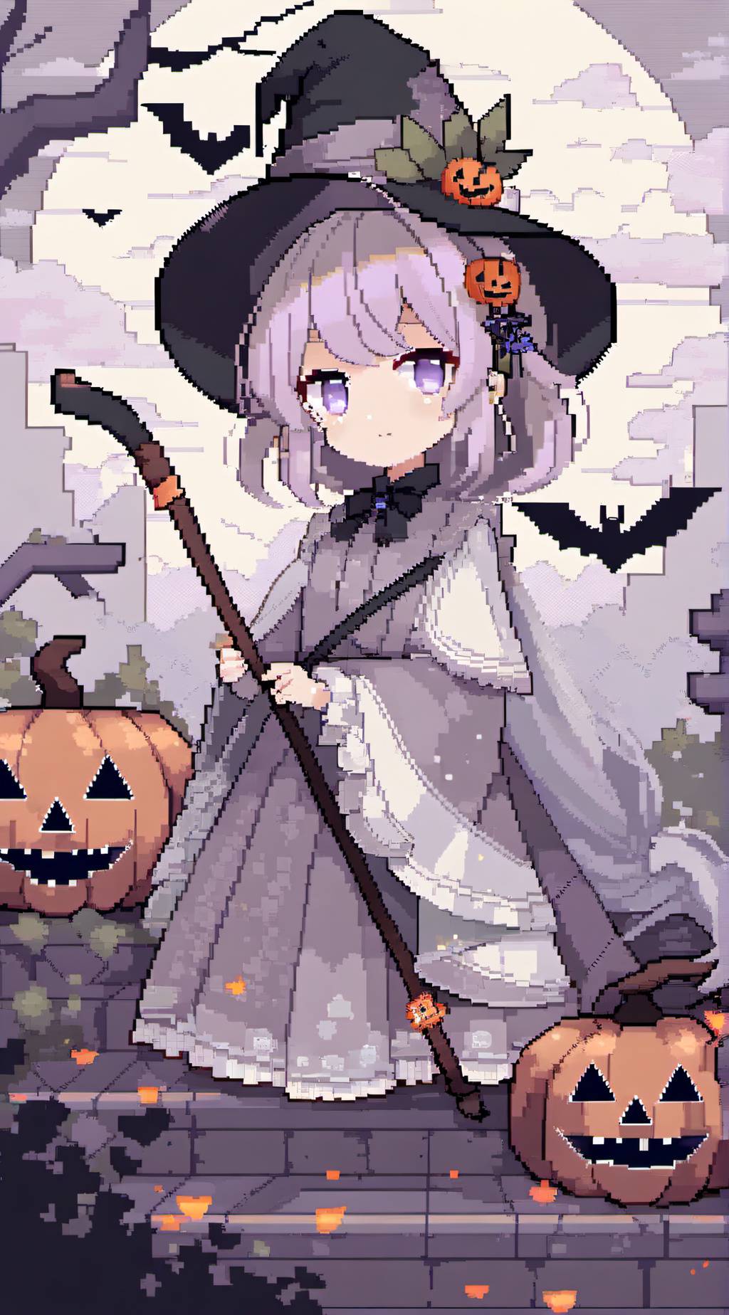ai character: FPE Halloween🧡 background