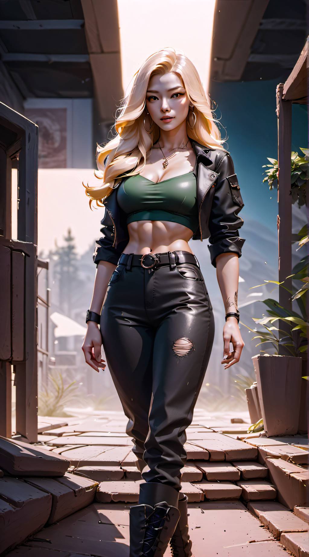 ai character: Izumi Moriyama background