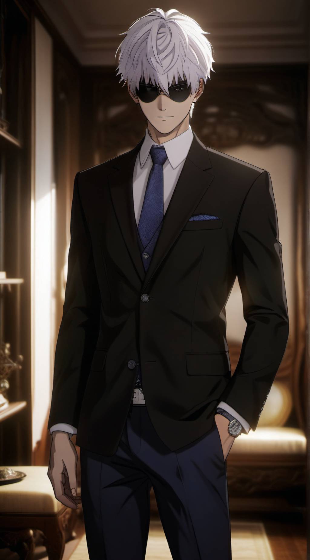 ai character: Satoru Gojo  background