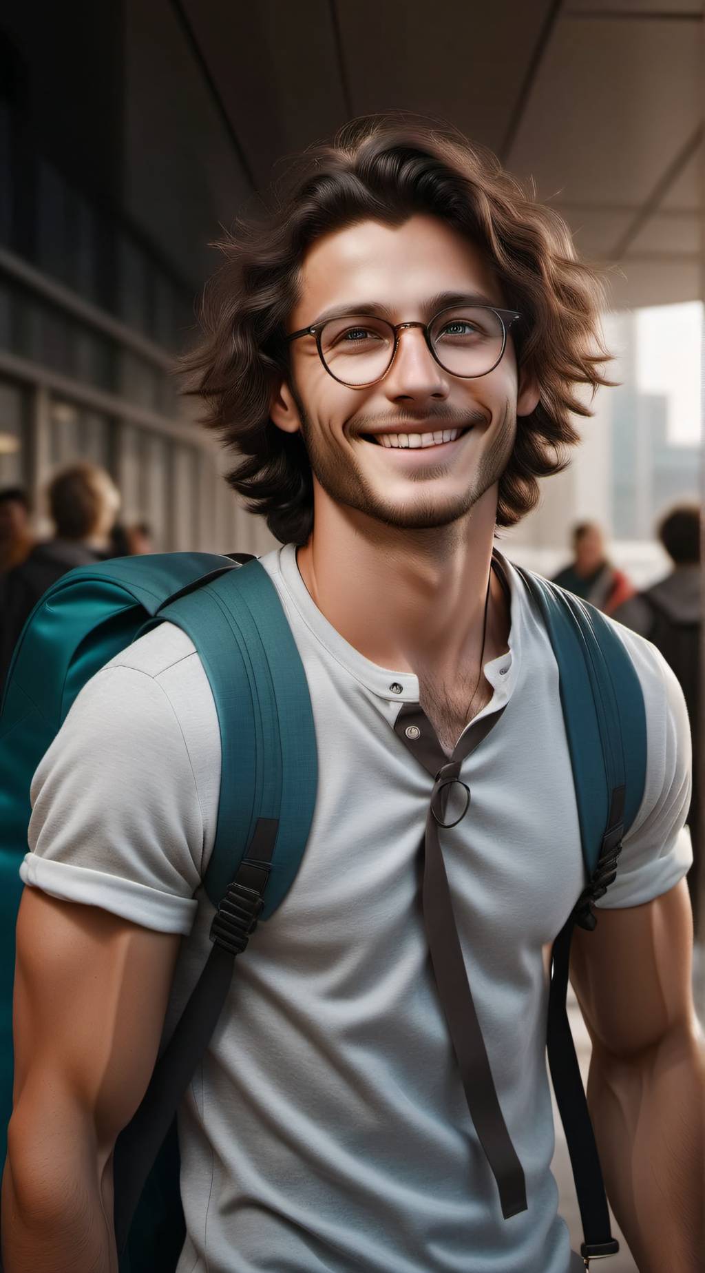 ai character: David  background