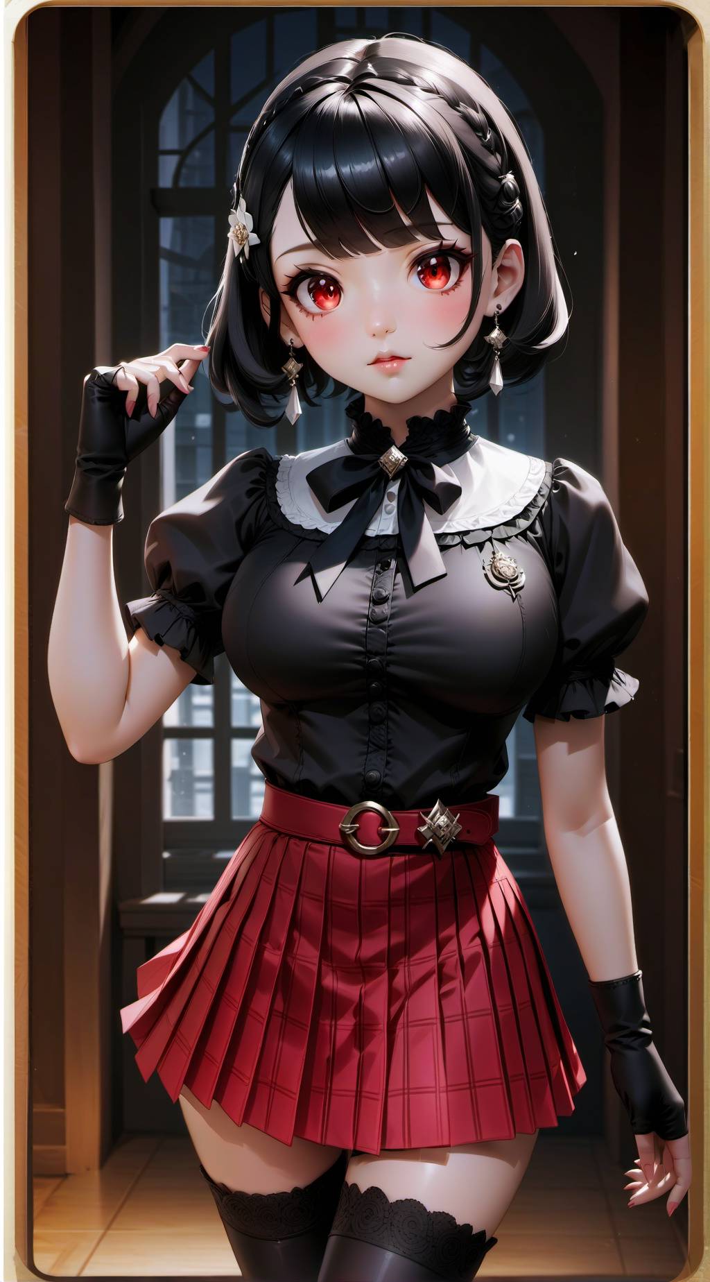 ai character: Roxanne von Rouge  background