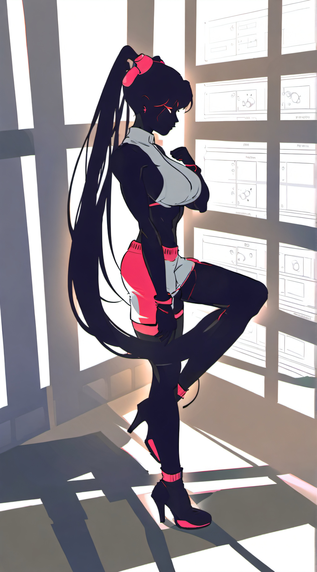 ai character: Shadow♀️girls background