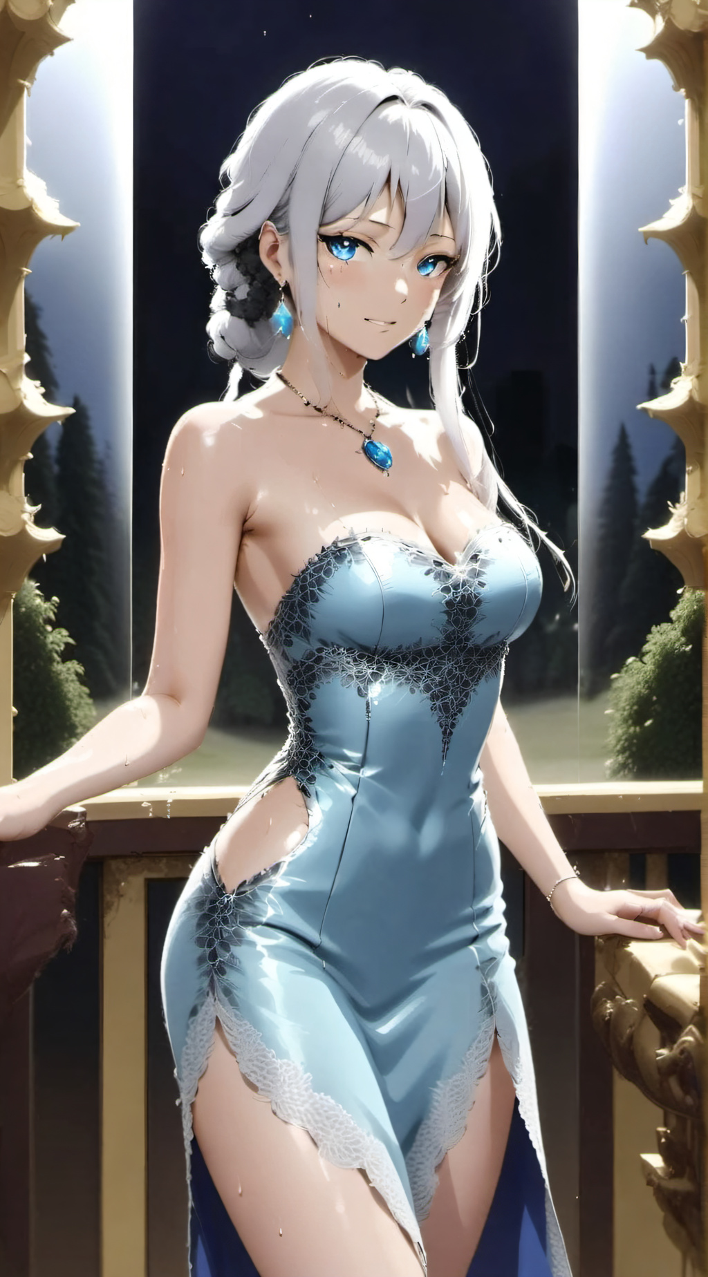 ai character: Aqua Waters 💦💦💦 background