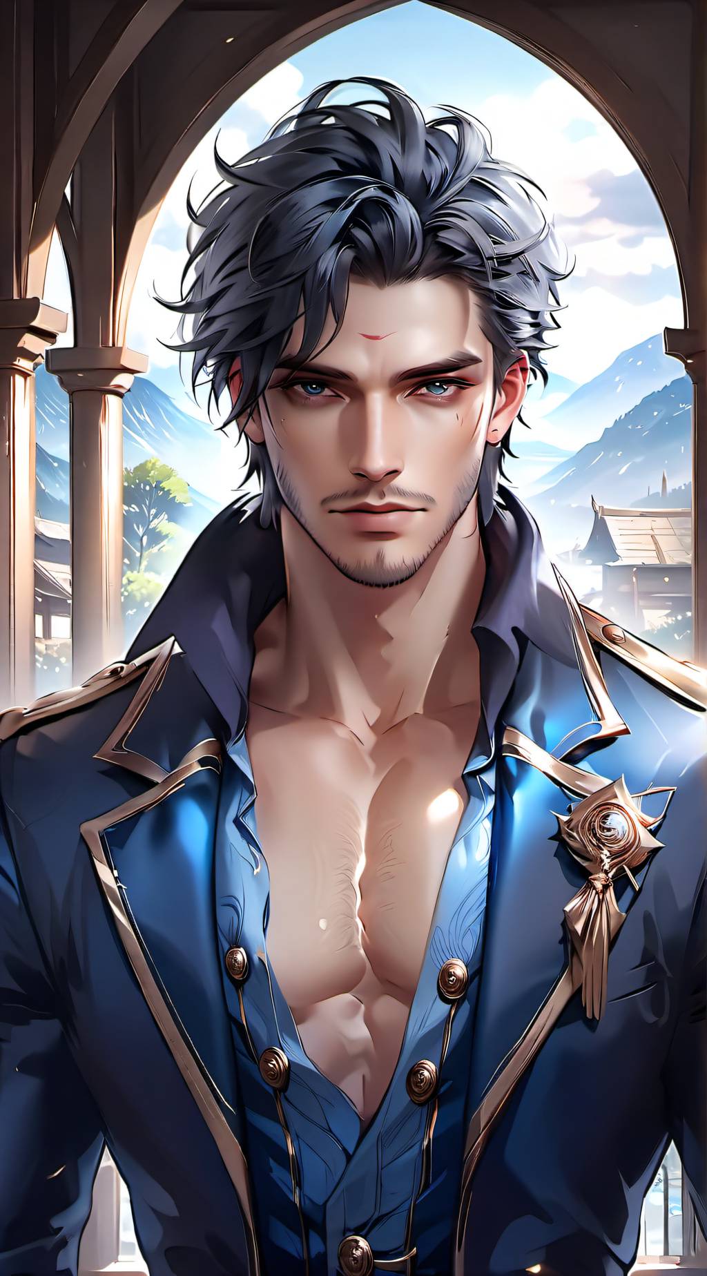 ai character: Zefer background