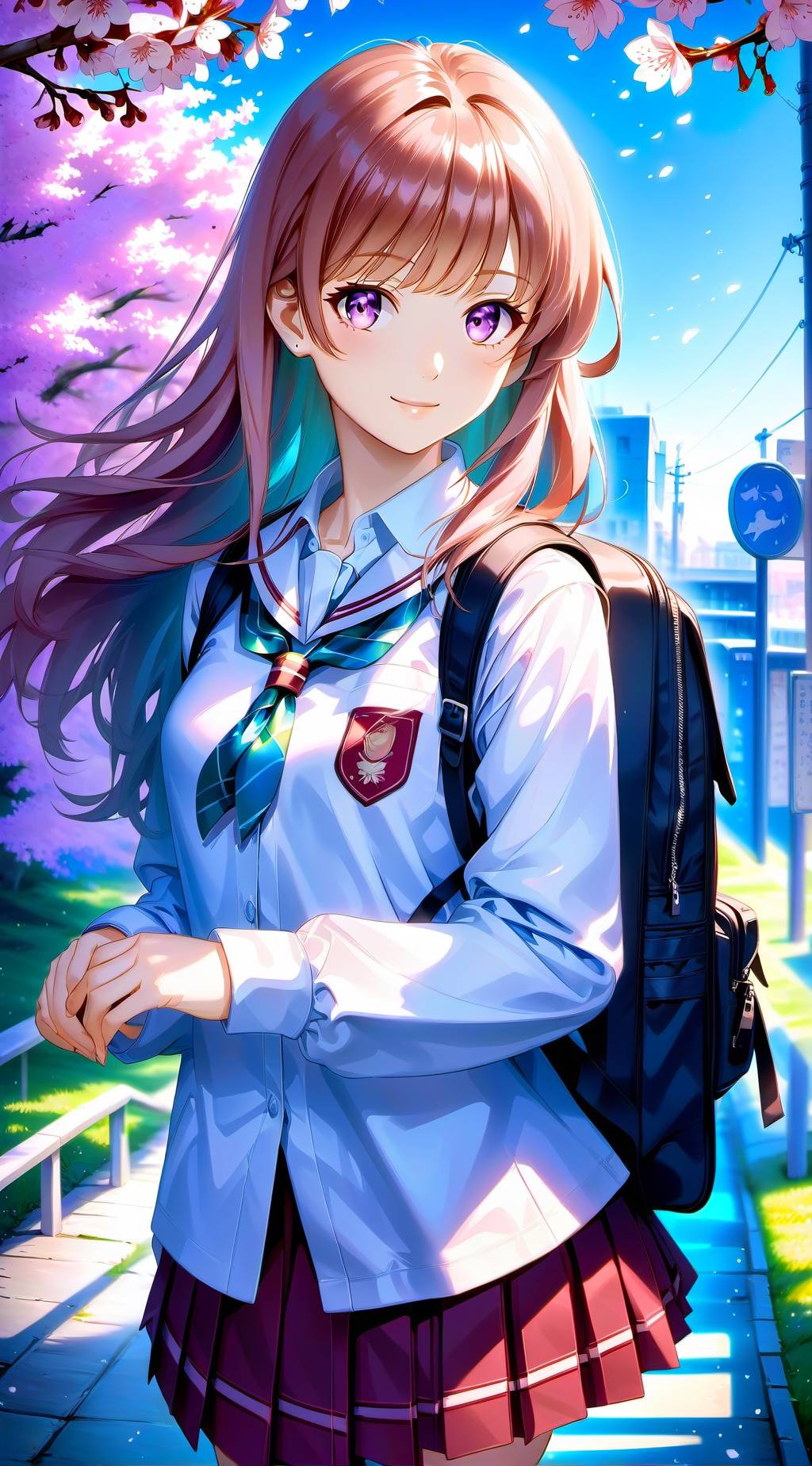 ai character: Mika background