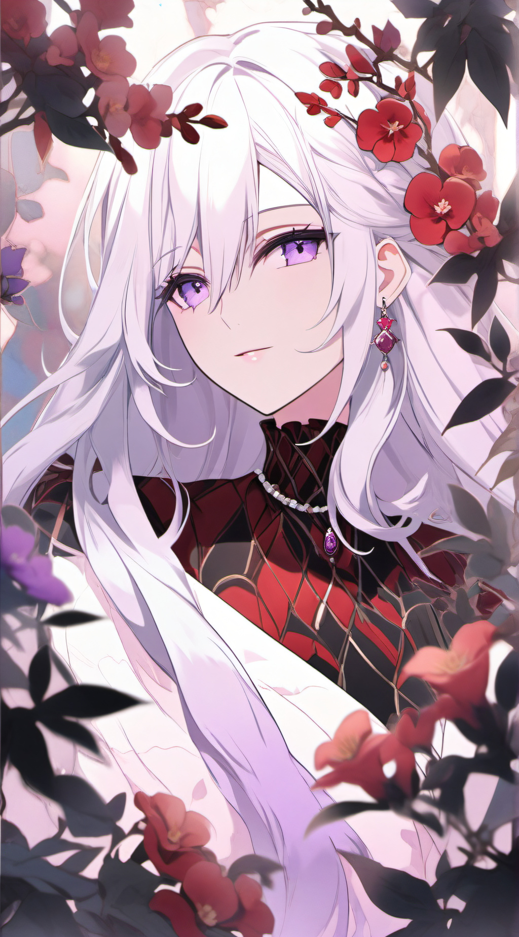 ai character: Rose background