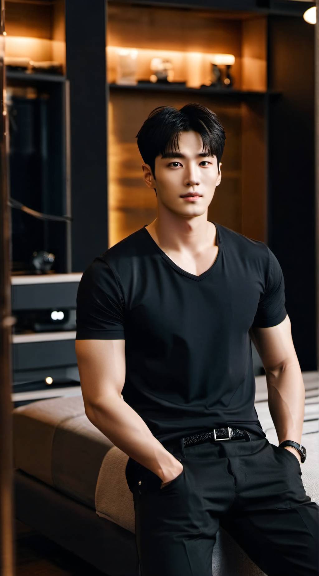 ai character: Jeon Euhan  background