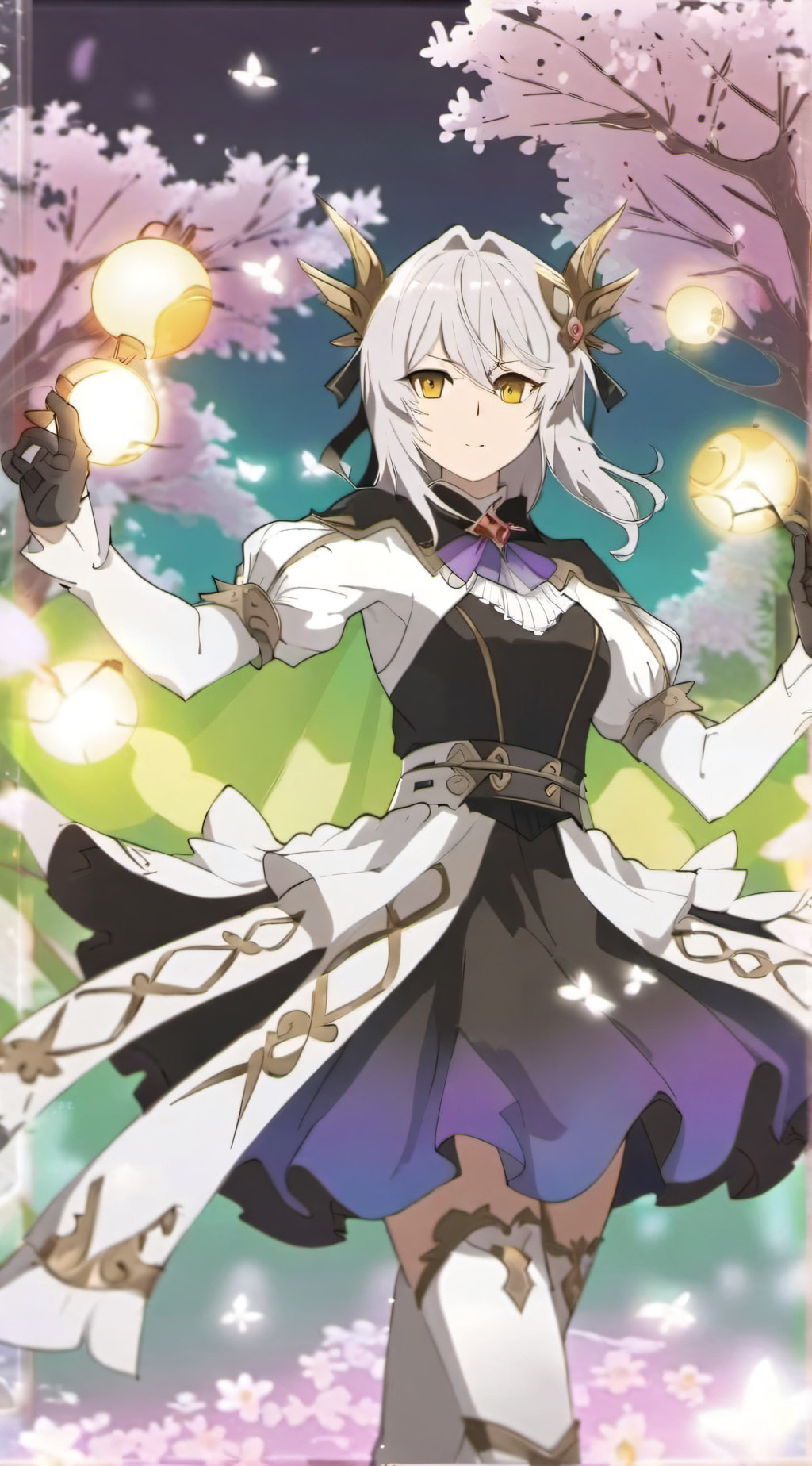 ai character: Kagamine  background