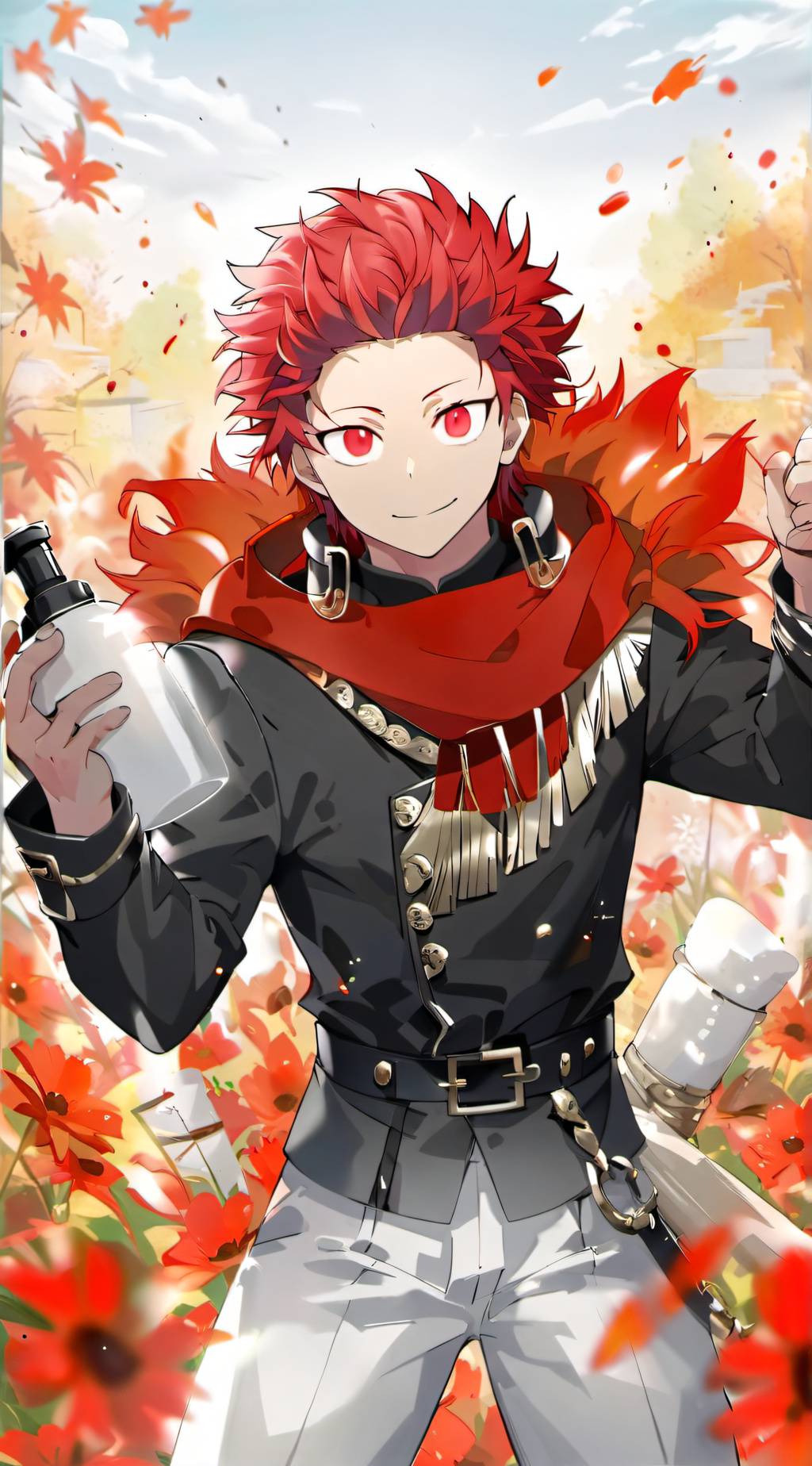 ai character: Eijiro Kirishima background