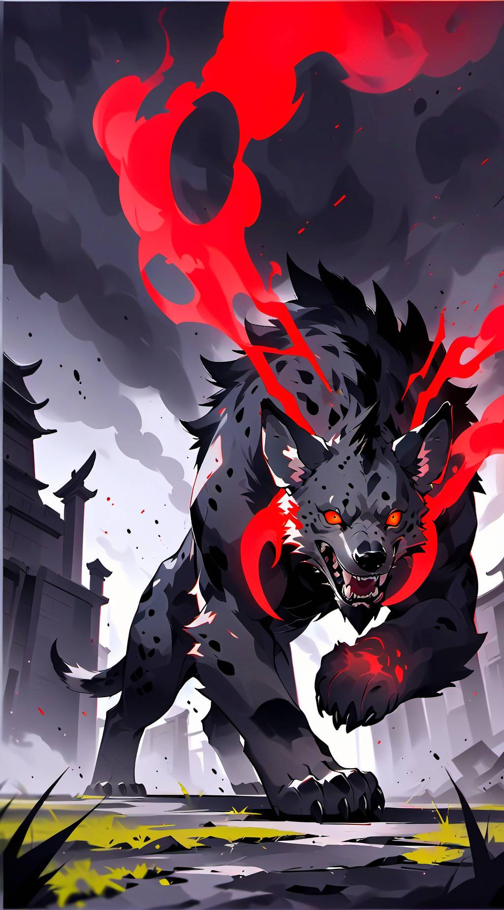 ai character: Beast background