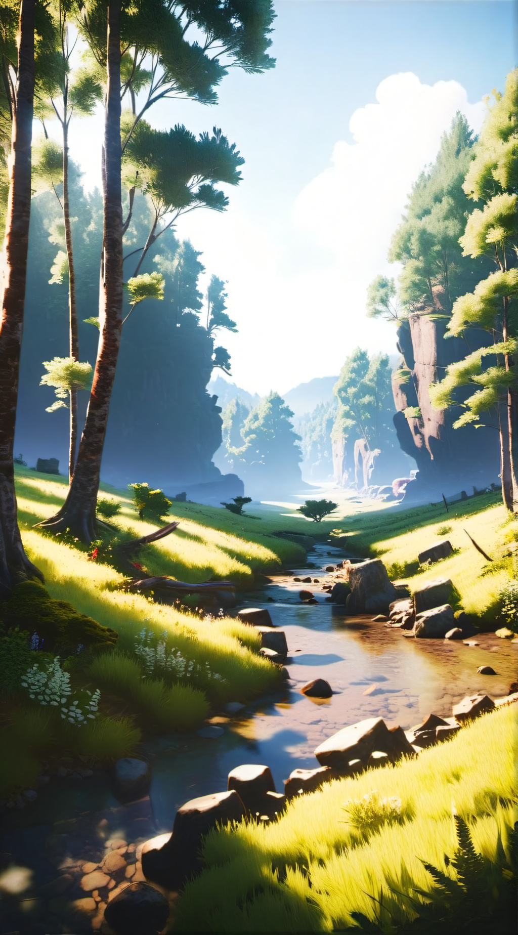 ai character: Fantasy world  background