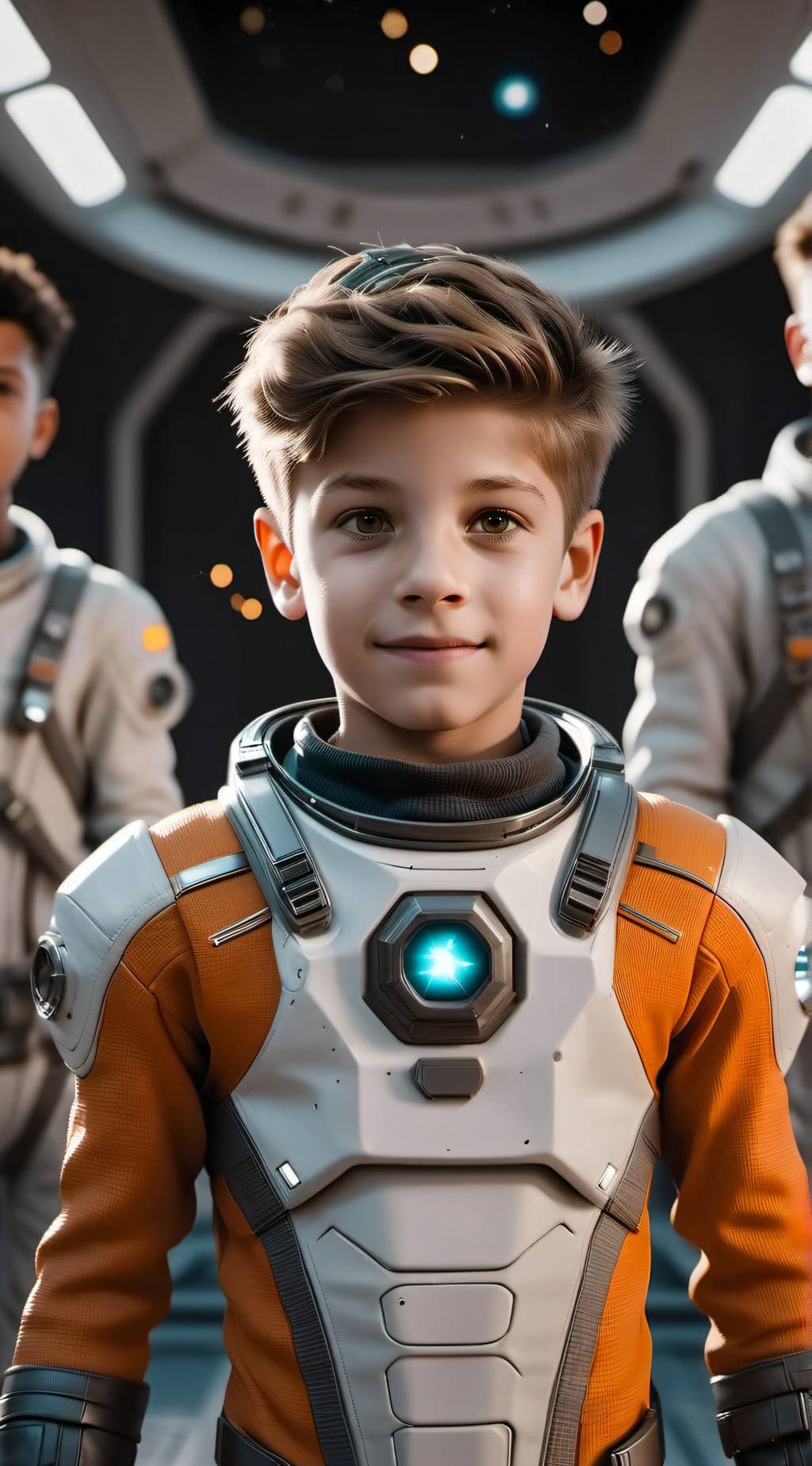 ai character: Space Academy background