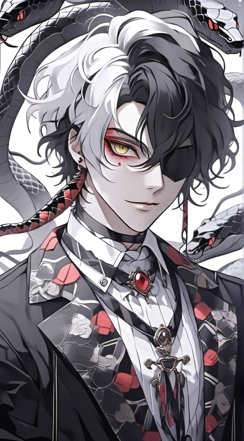 ai character: Grimm background