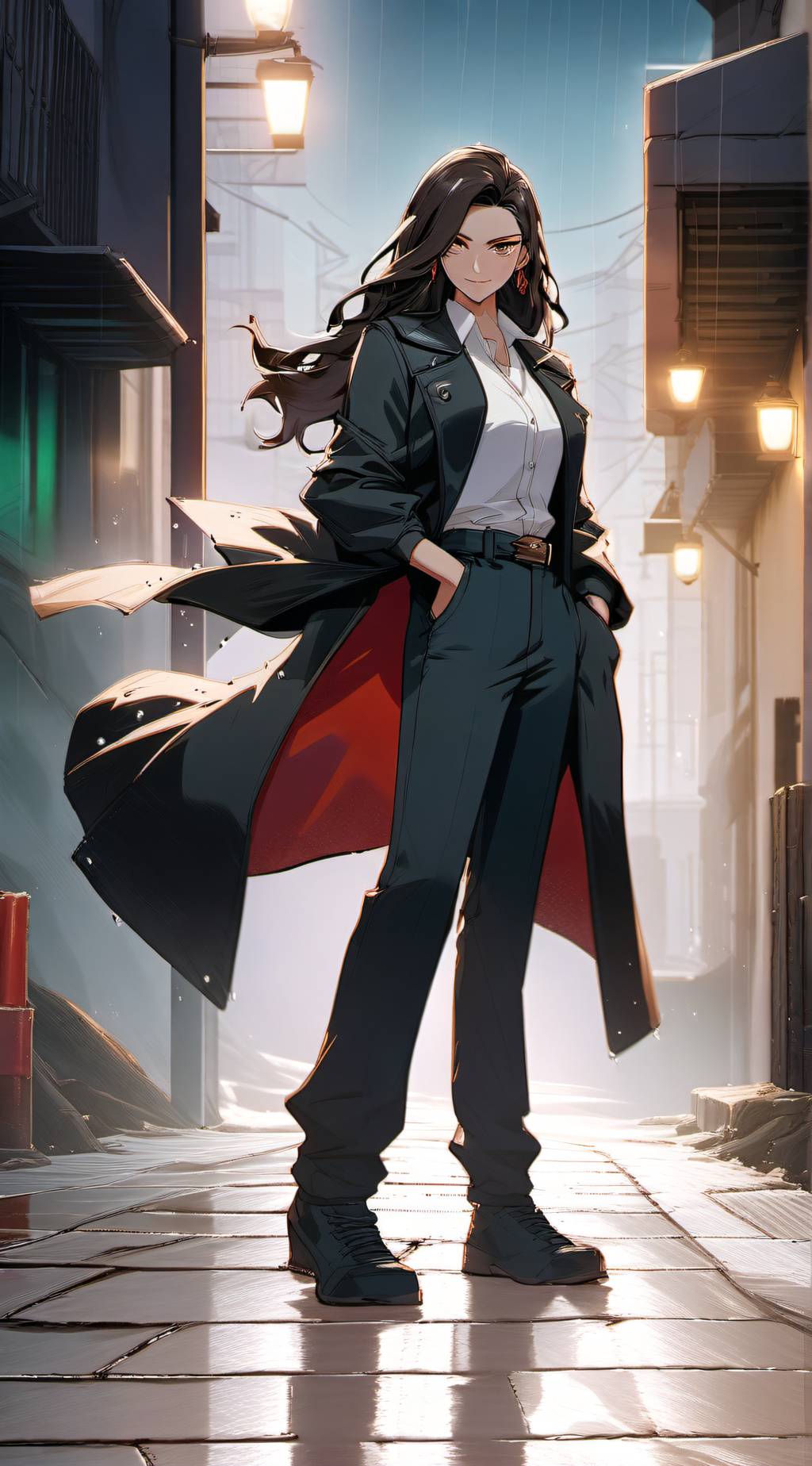 ai character: Laura  background