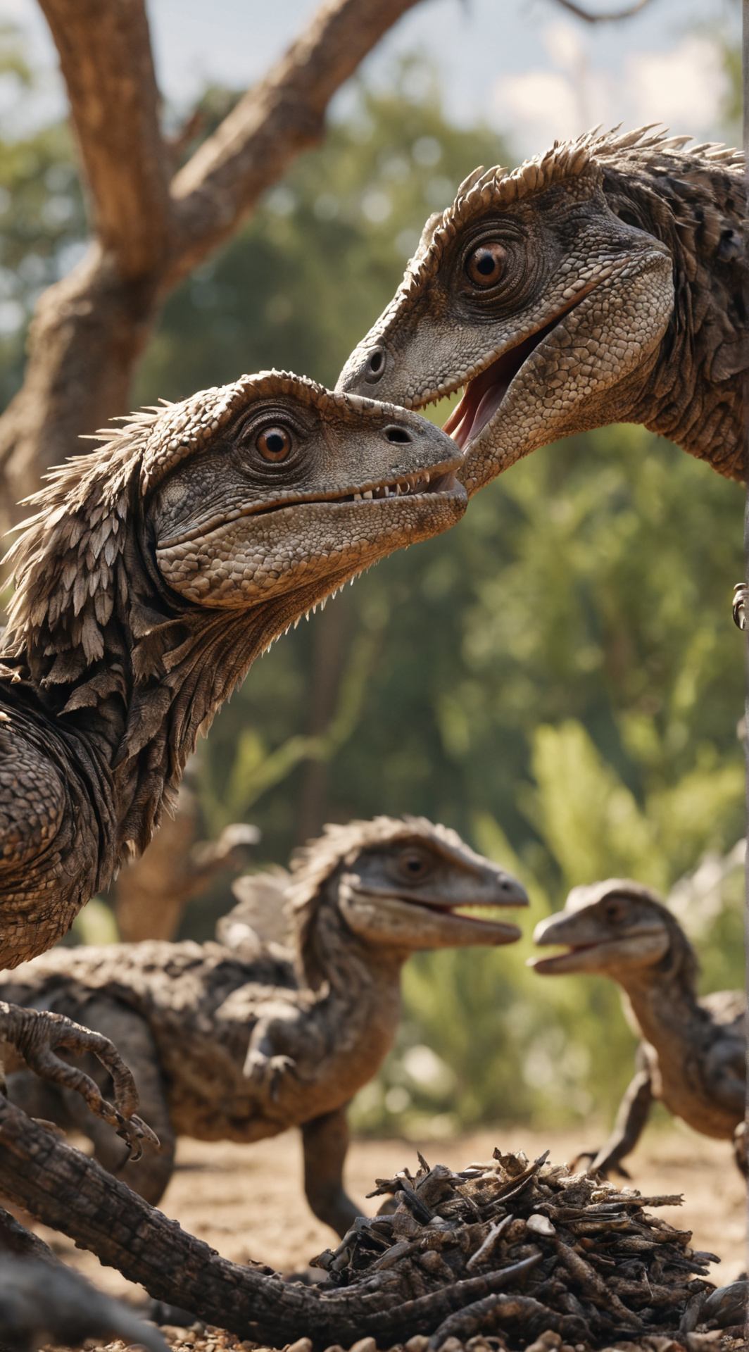 ai character: Prehistoric Planet background