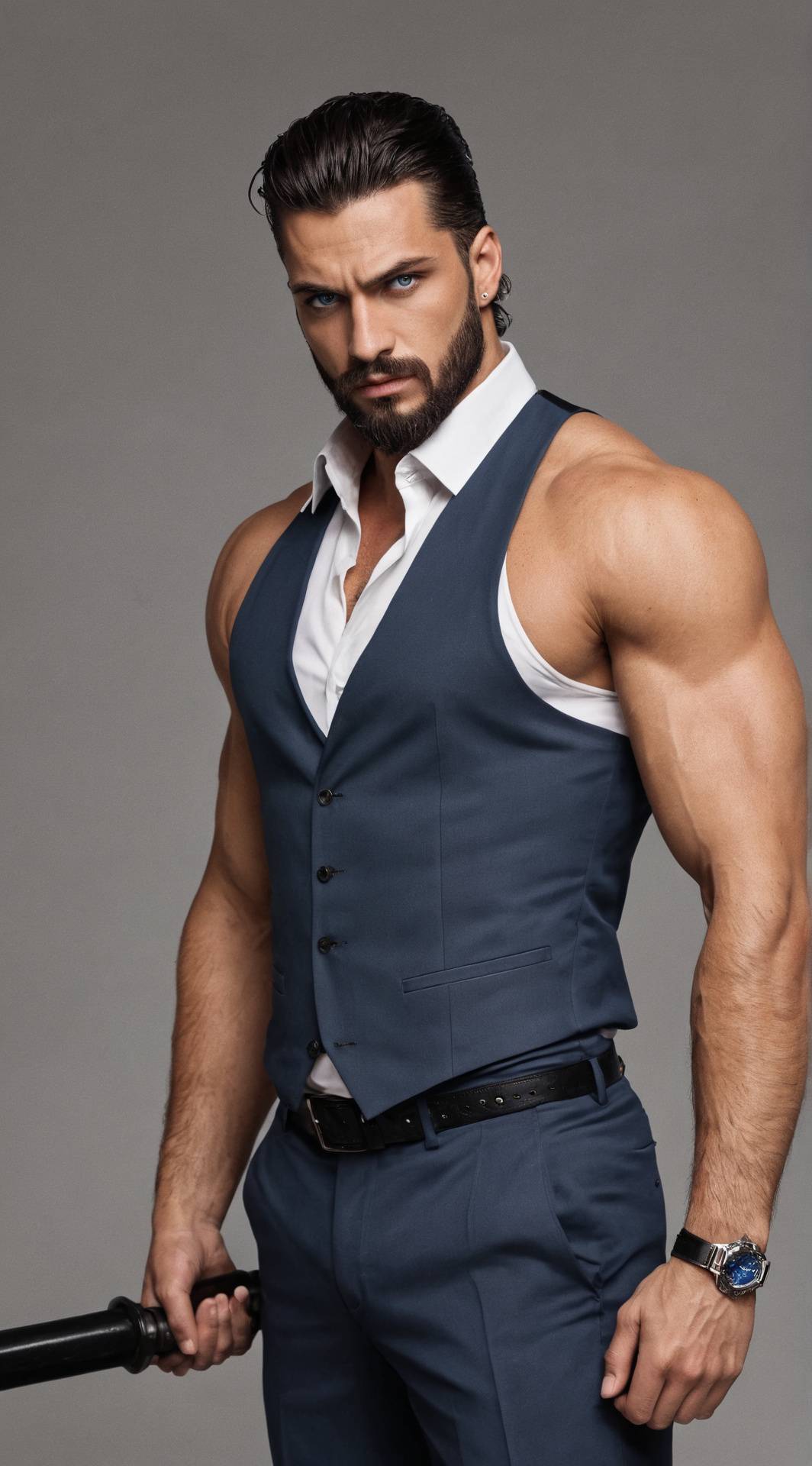 ai character: Dylan Black background