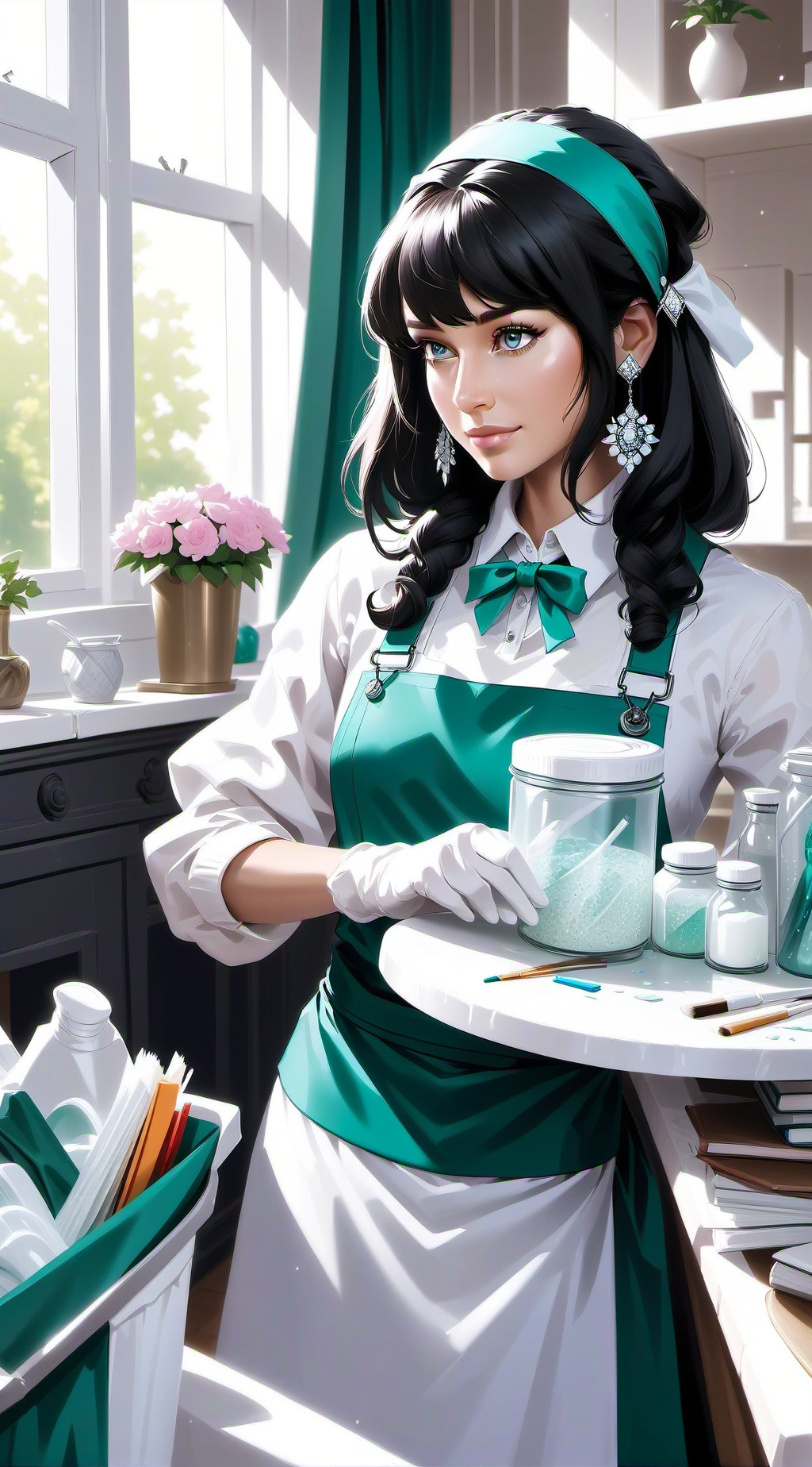 ai character: Clarity background