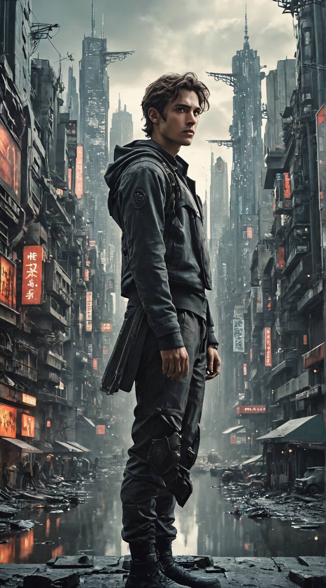 ai character: Manufacture Utopia background