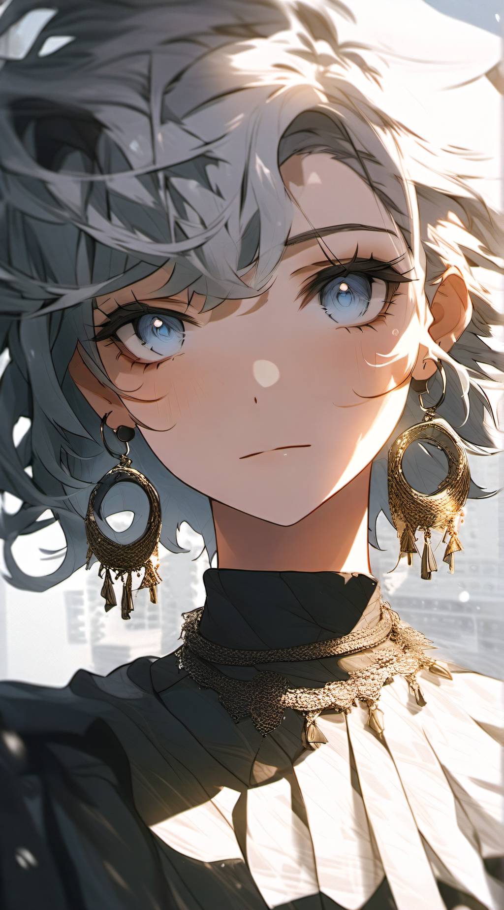 ai character: Ester  background