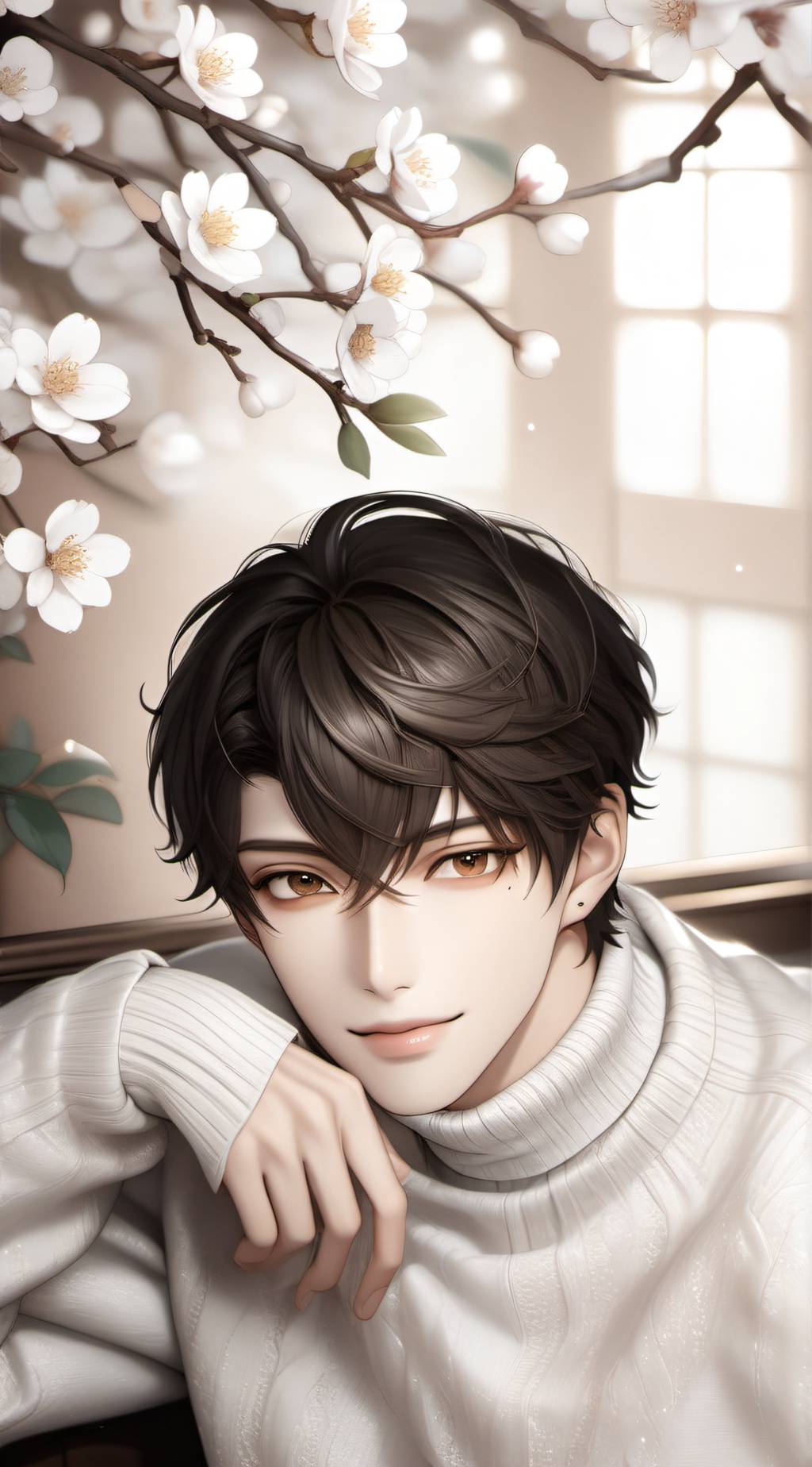 ai character: Shinji background