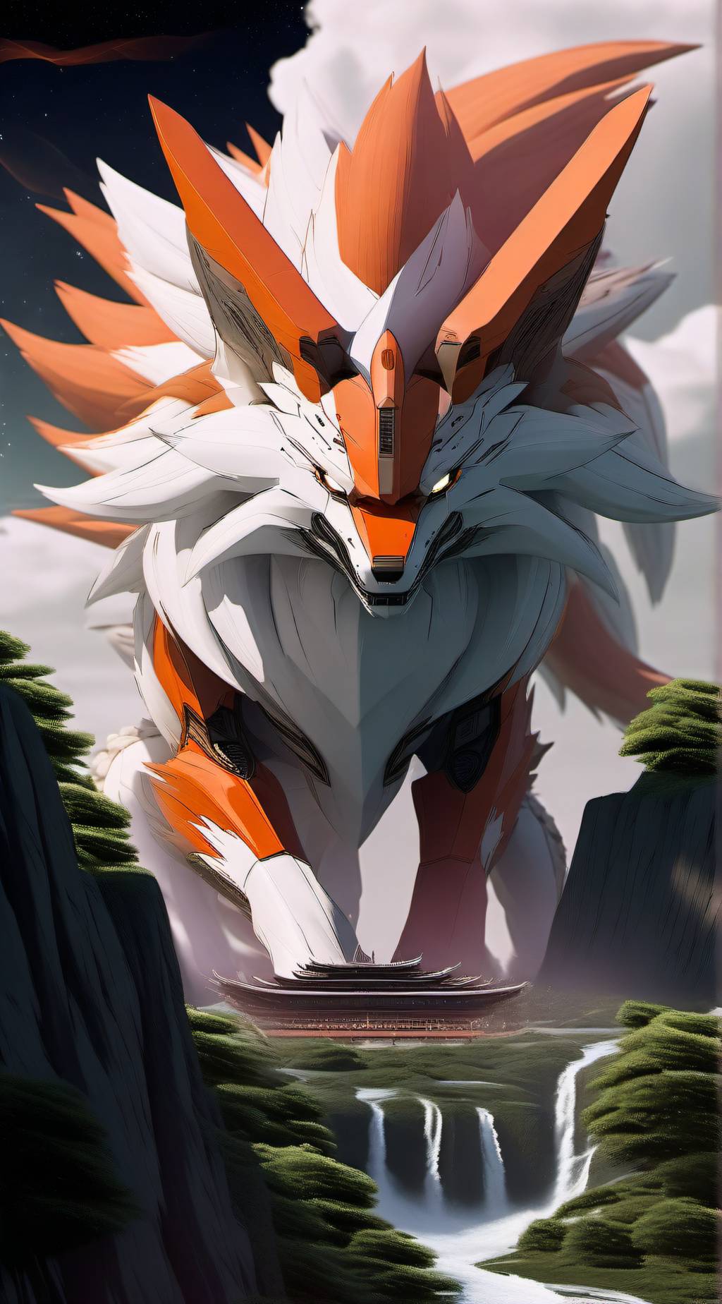 ai character: KaijuTail background