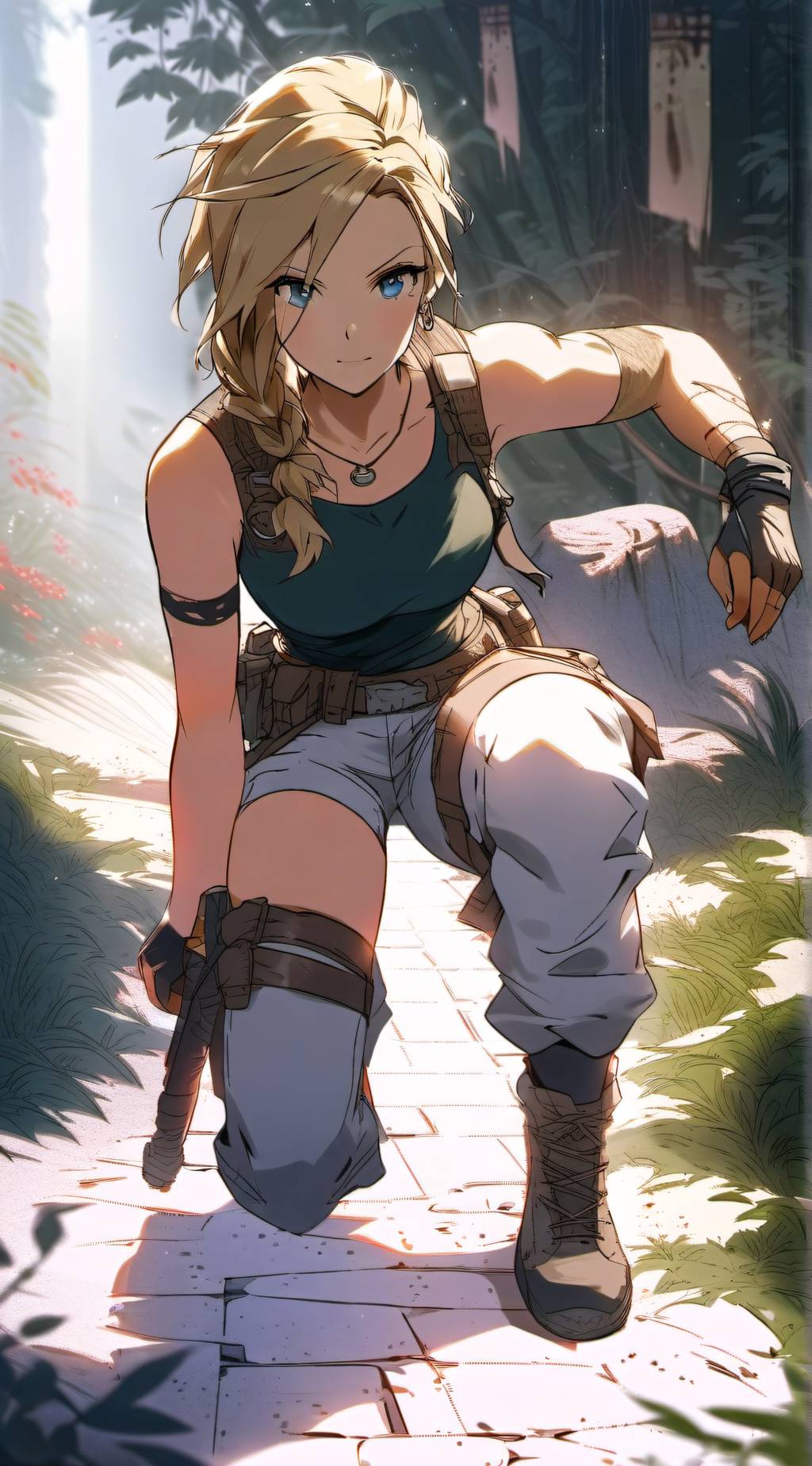 ai character: Ginger background