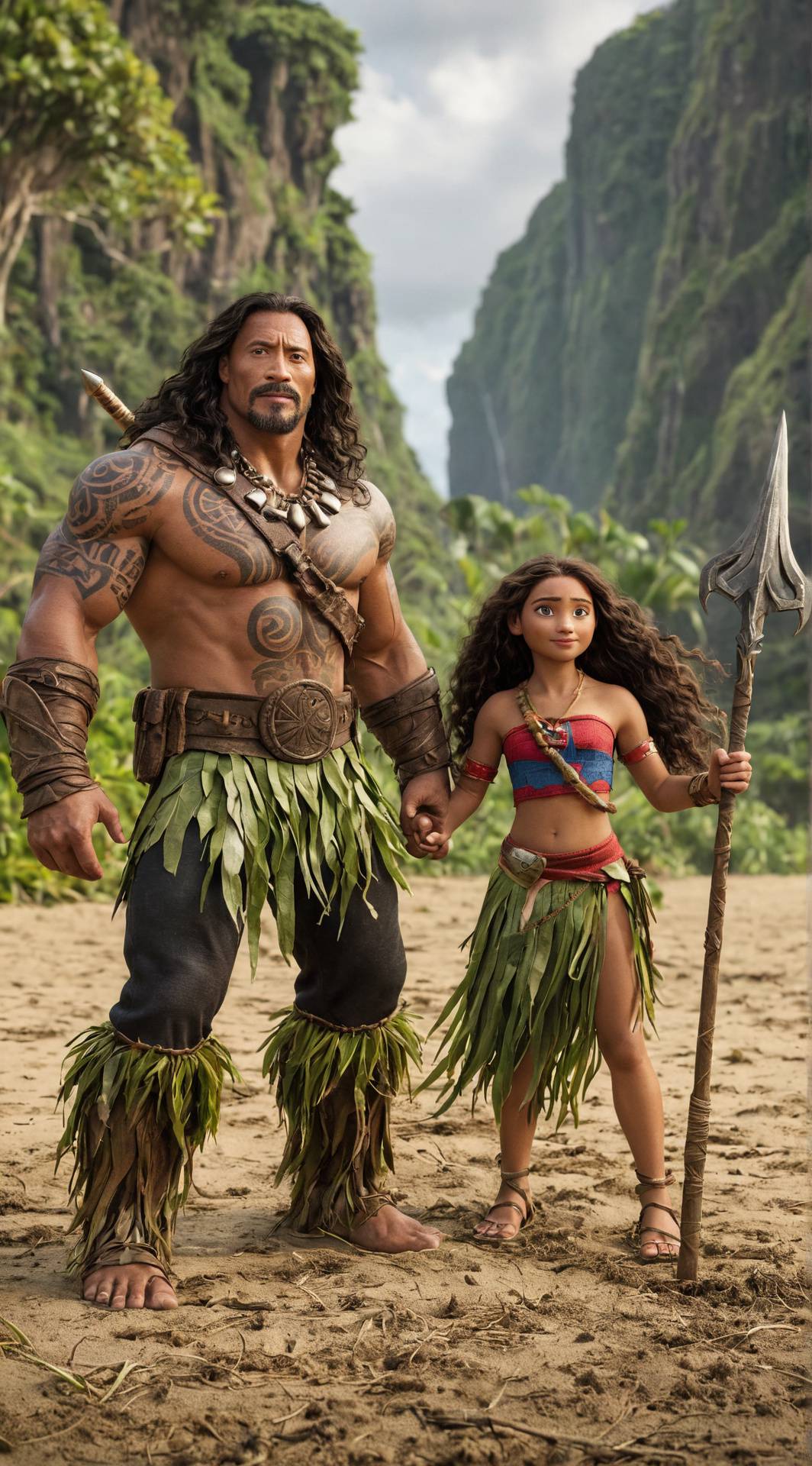 ai character: Maui background