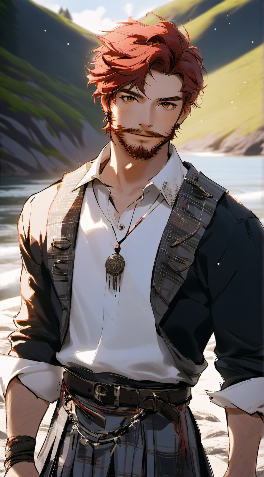 ai character: Finn McDune background