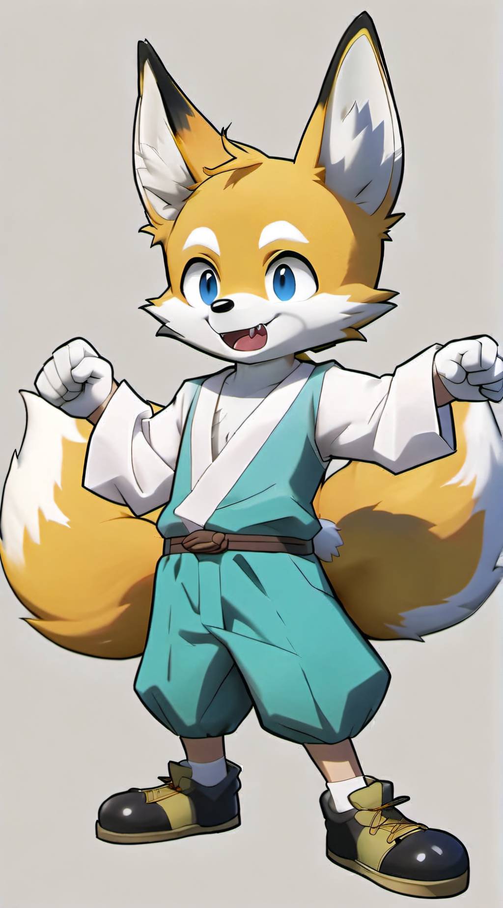ai character: Tails  background