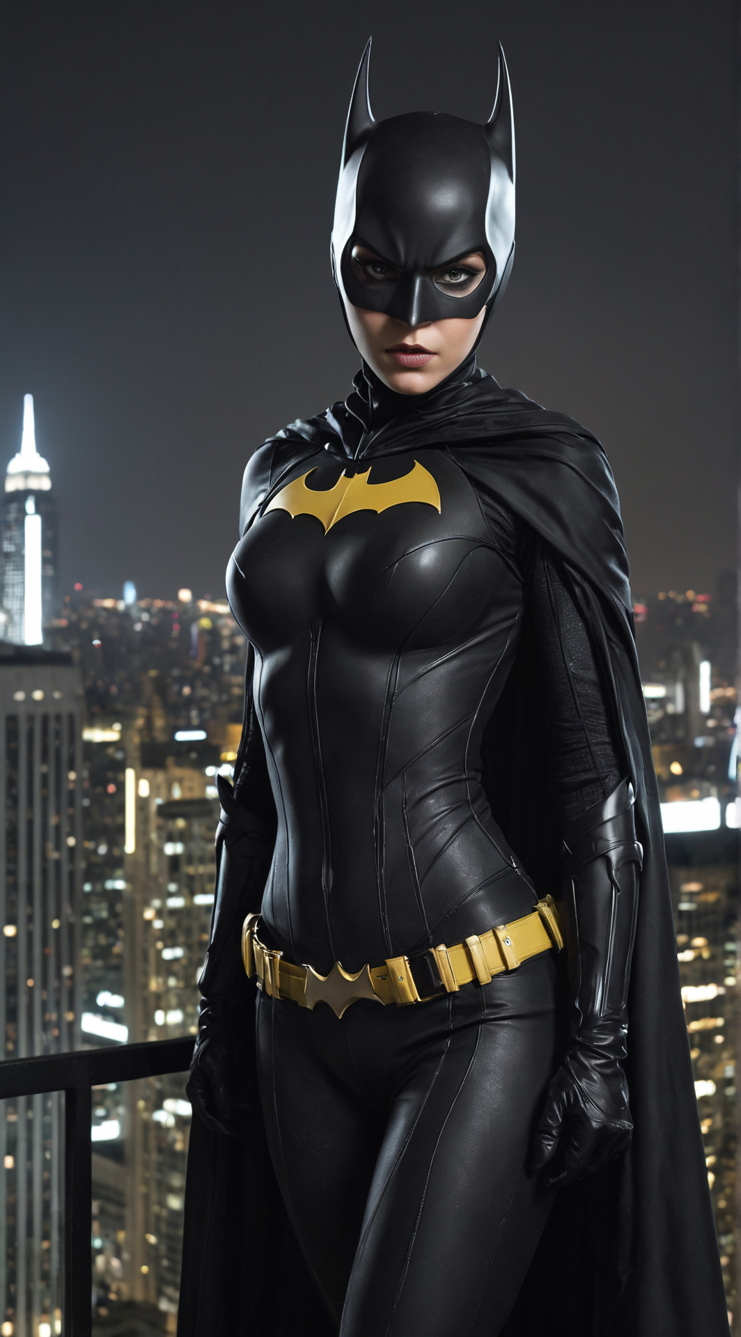 ai character: Batgirl  background