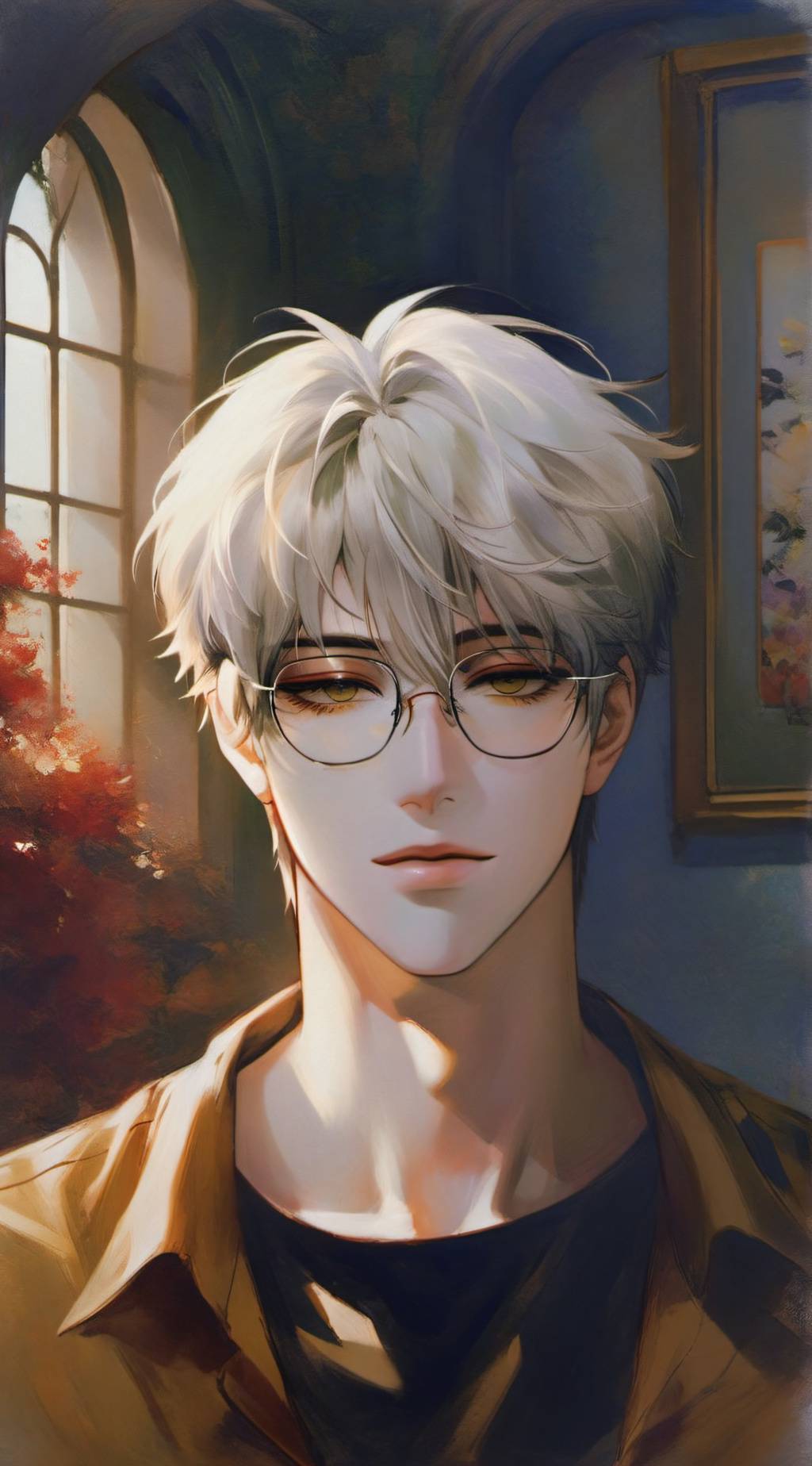 ai character: Evan  background