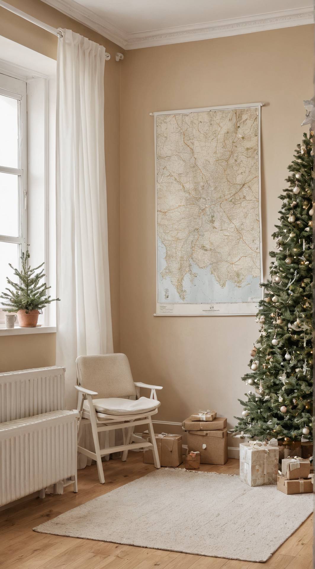 ai character: cod (Christmas) background